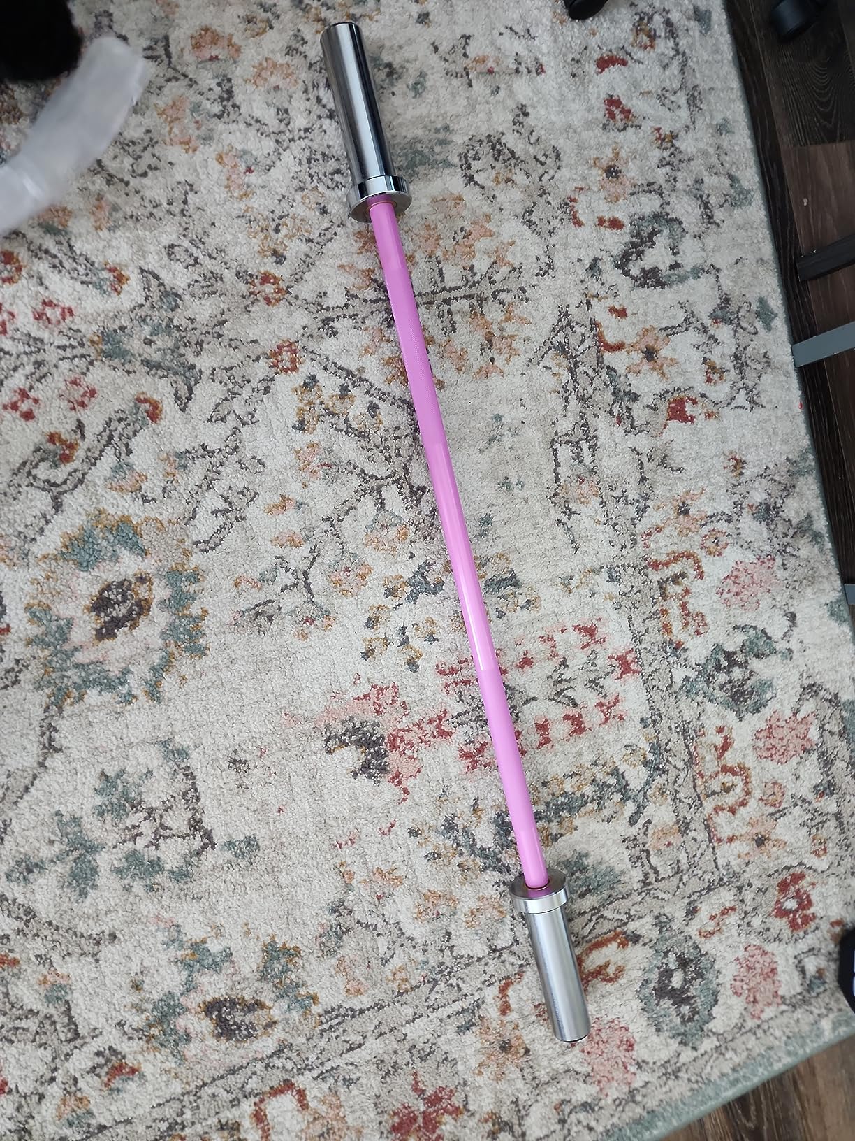 POWER GUIDANCE Chrome Olympic Barbell Bar, 2 Inch Weight Bar for lifting, Hip Thrusts, Universal Strength Training Bars 4ft/5ft/6ft customer photo 2
