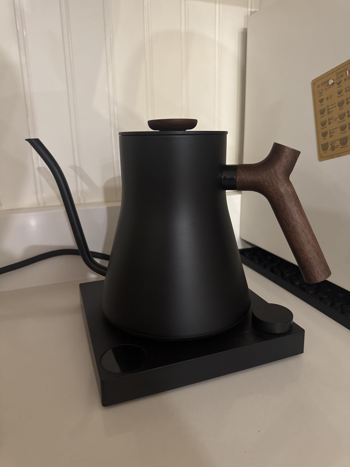 Fellow Stagg EKG Pro Electric Gooseneck Kettle, Precise Temperature Control, Built-in Brew Timer, Matte Black, 0.9L customer photo 1