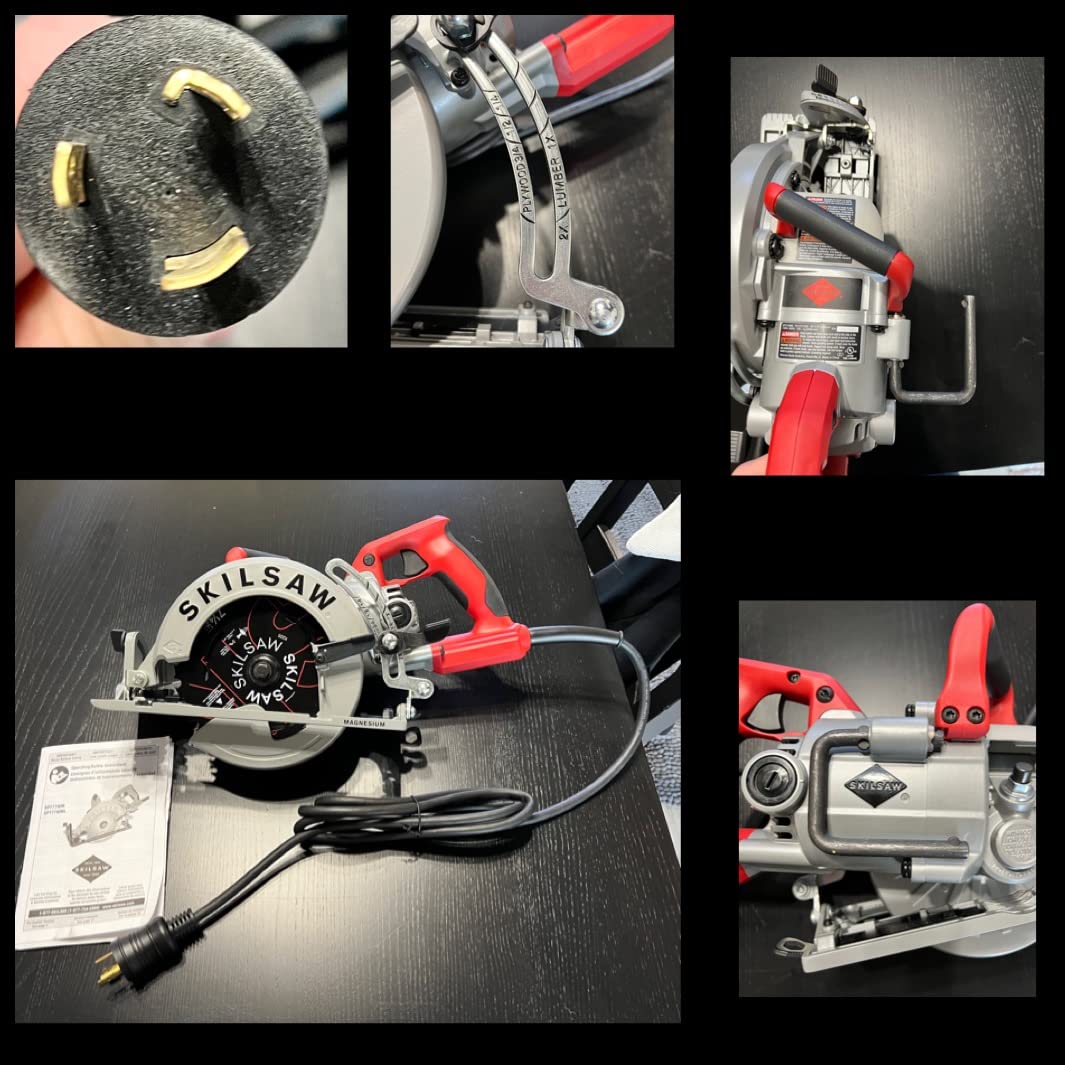 SKIL 7-1/4 In. Lightweight Worm Drive Circular Saw With Twist Lock Plug- SPT77WML-71 customer photo 1