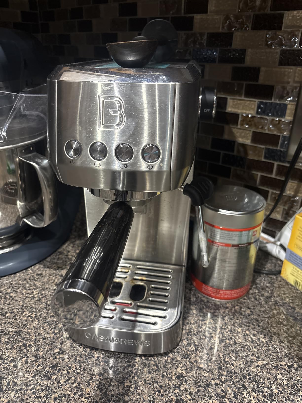 CASABREWS 3700 Essential Stainless Steel Espresso Machine with Steam Wand | 20-Bar Italian Pump, Powerful Steam Wand, 43.9oz Removable Water Tank, Compact Espresso Maker for Home, Cappuccino & Latte customer photo 1