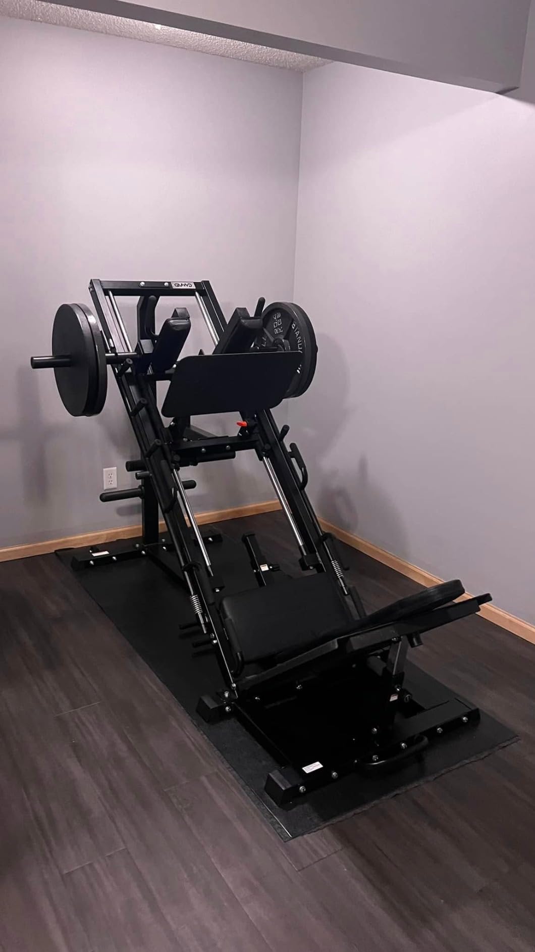 GMWD Leg Press Hack Squat Machine Combo, 45-Degree customer photo 1