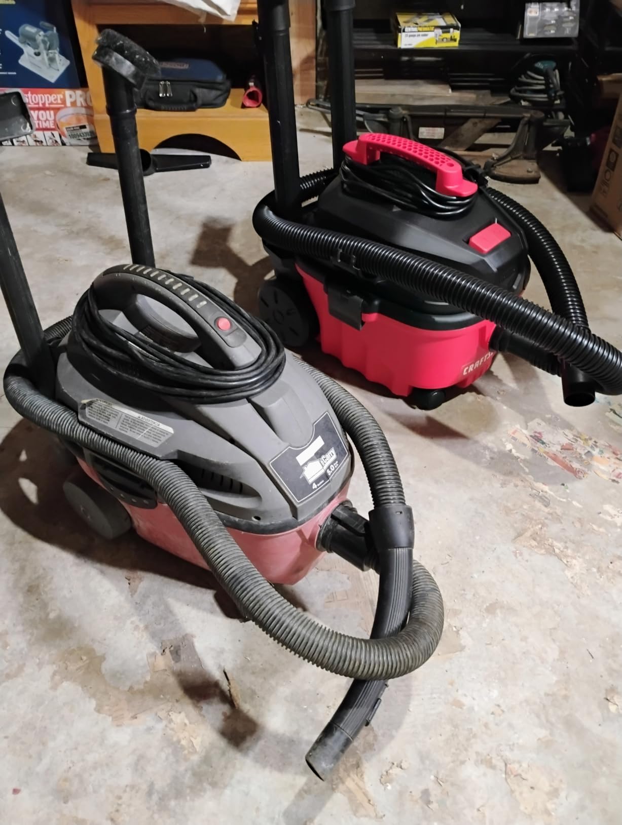 CRAFTSMAN CMXEVBE17040 4 Gallon 5.0 Peak HP Wet Dry Shop Vacuum customer photo 1
