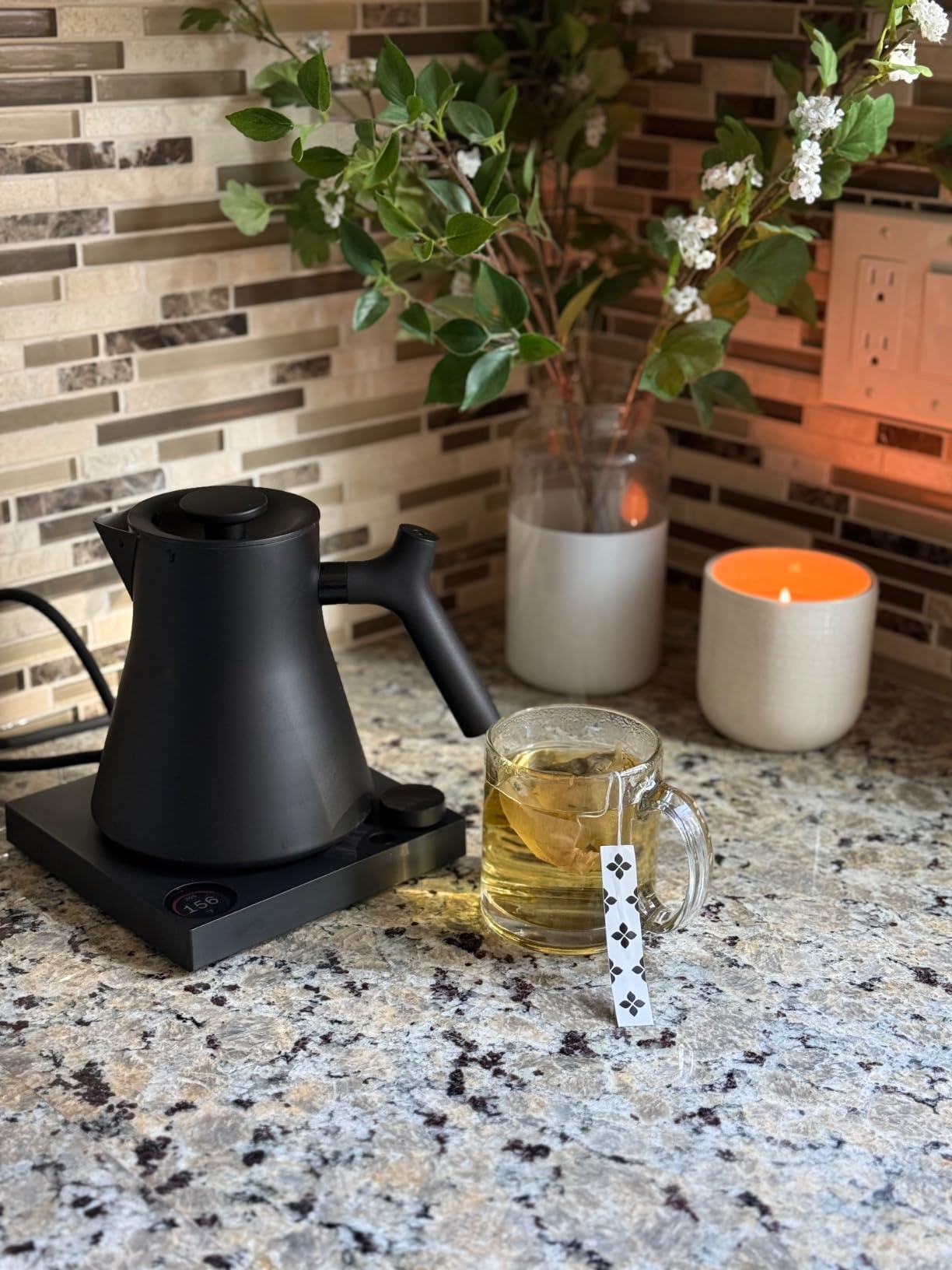Fellow Corvo EKG Pro Electric Tea Kettle, Precise Temperature Control, Scheduling, Built-in Brew Timer, Matte Black, 0.9L customer photo 1