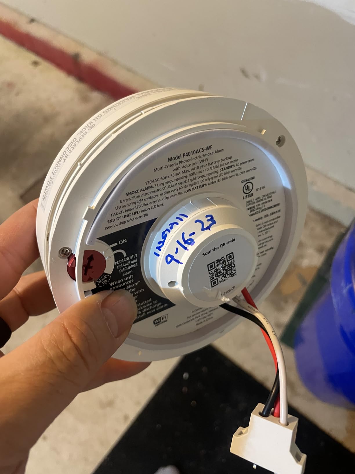 Kidde Smart Smoke Detector, WiFi, Alexa Compatible Device, Hardwired w/Battery Backup, Voice & App Alerts customer photo 2