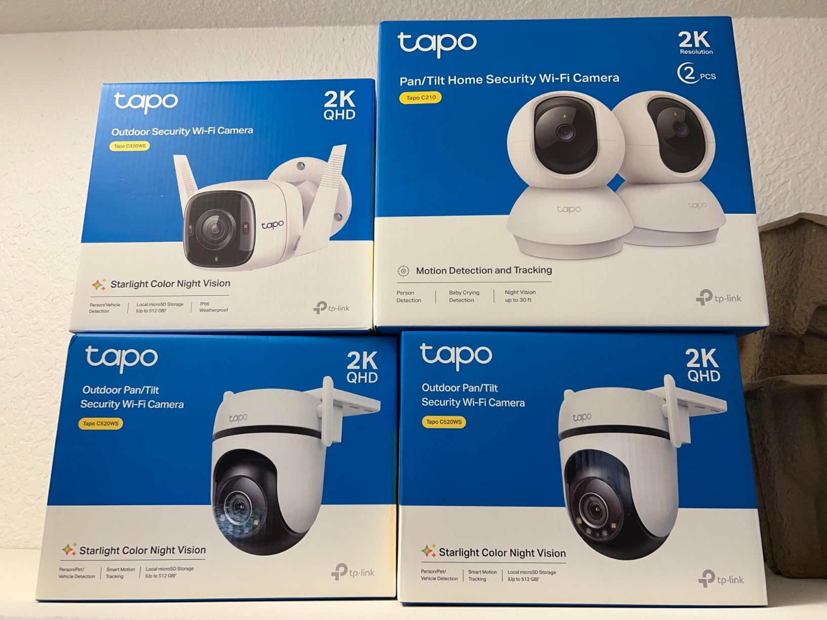 TP-Link Tapo 2K QHD Outdoor Pan/Tilt Wi-Fi Security Camera, 360° View, Motion Tracking, Color Night Vision, Free Person/Vehicle/Motion Detection, 24/7 Recording (Tapo C520WS) customer photo 2