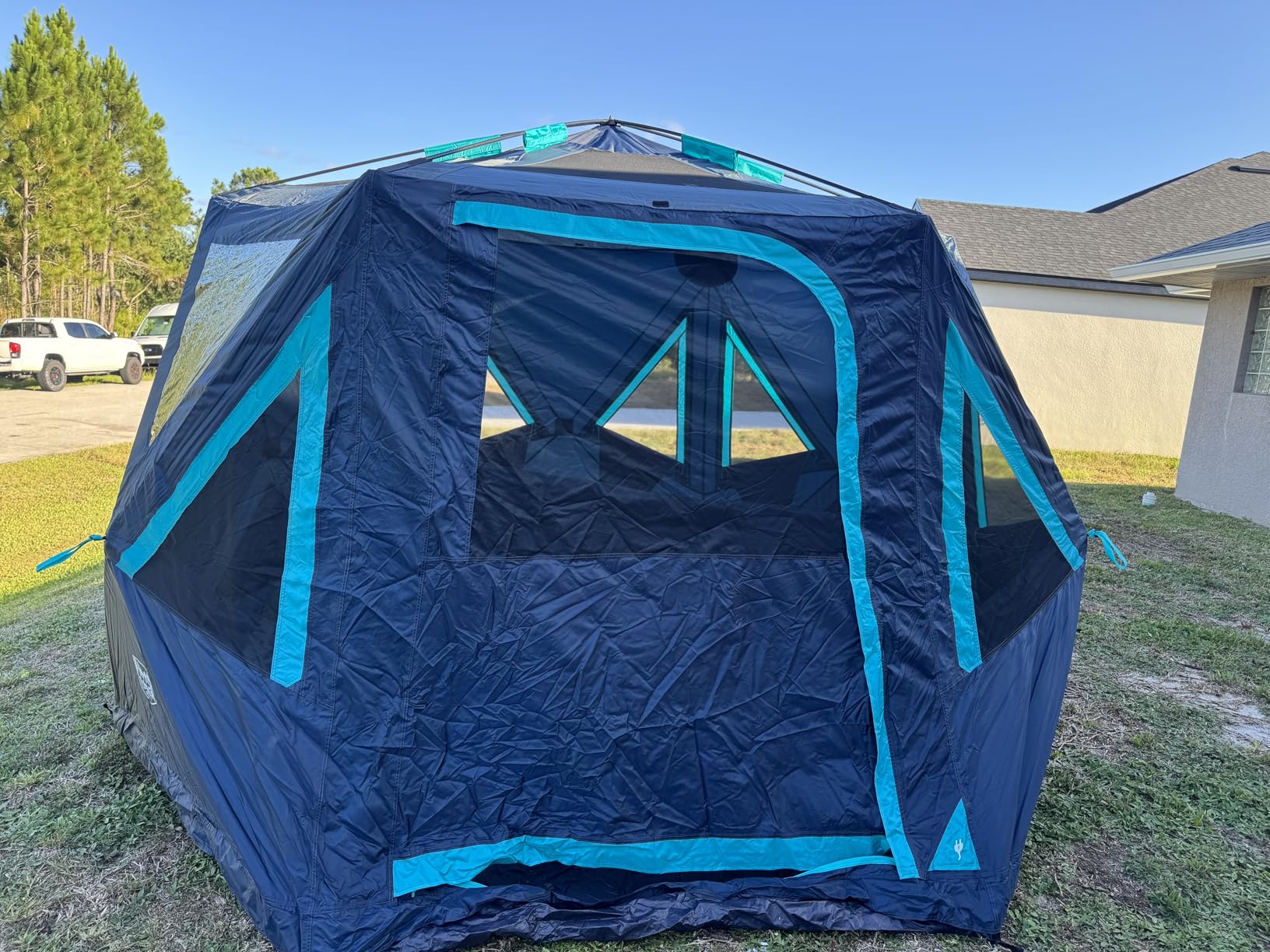 TIMBER RIDGE 4/6/8 Person Instant Pop Up Hub Tent, Easy 60 Second Setup | Weather Resistant Camping Family Cabin Tent with Rain Fly and Carry Bag for Outdoor Camping & Overlanding customer photo 2
