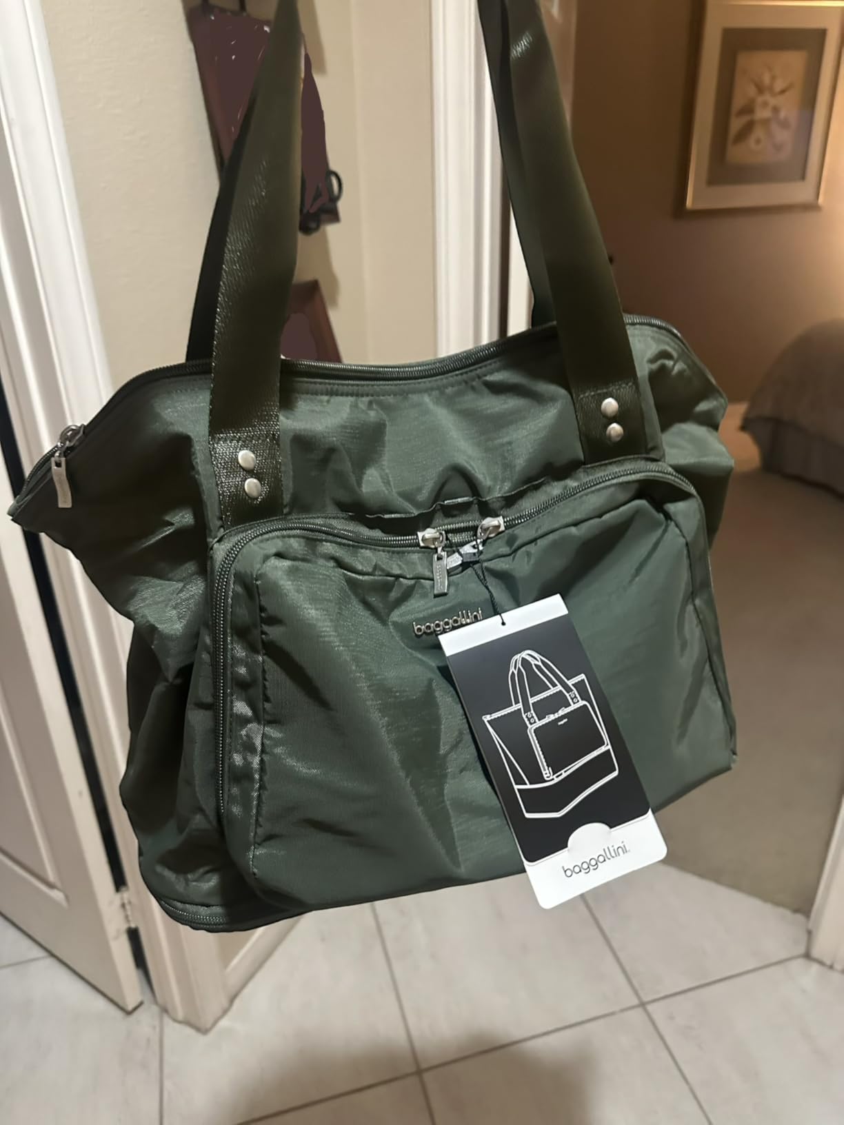 Baggallini Carryall Expandable Lightweight Travel Tote 22