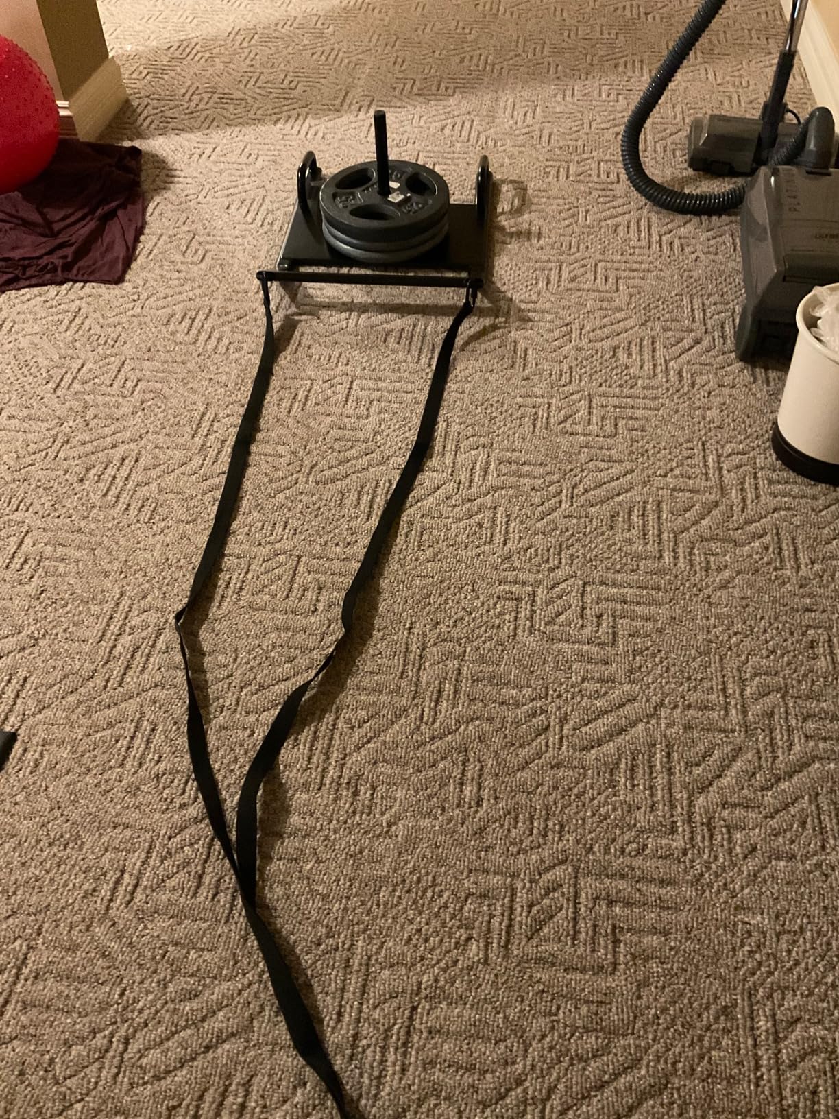 Dolibest Weight Sled, Fitness Sled, Workout Sled for Fitness Strength Training and Speed Improvement, Push-Pull Prowler Training, Suitable for 1-2