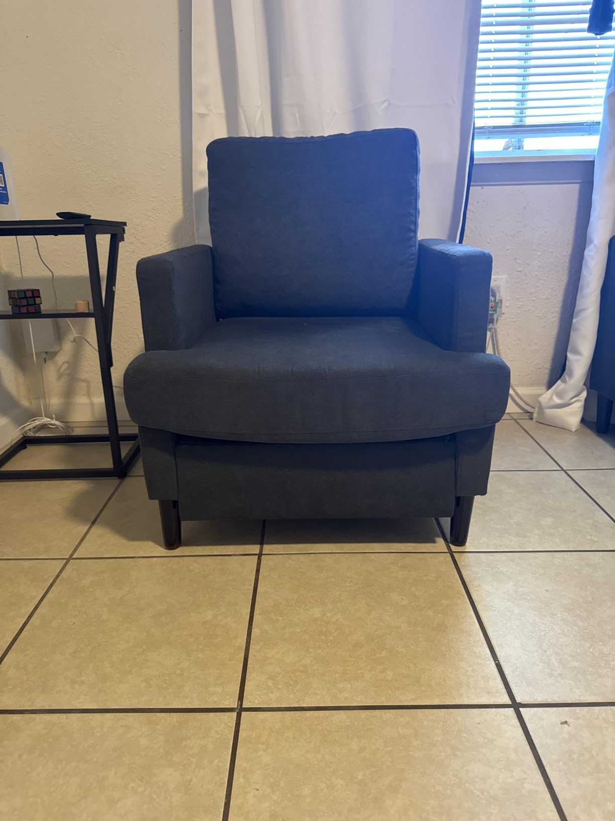 Weture Mid-Century Accent Chair, Dark Grey Armchair Living Room Chairs customer photo 2