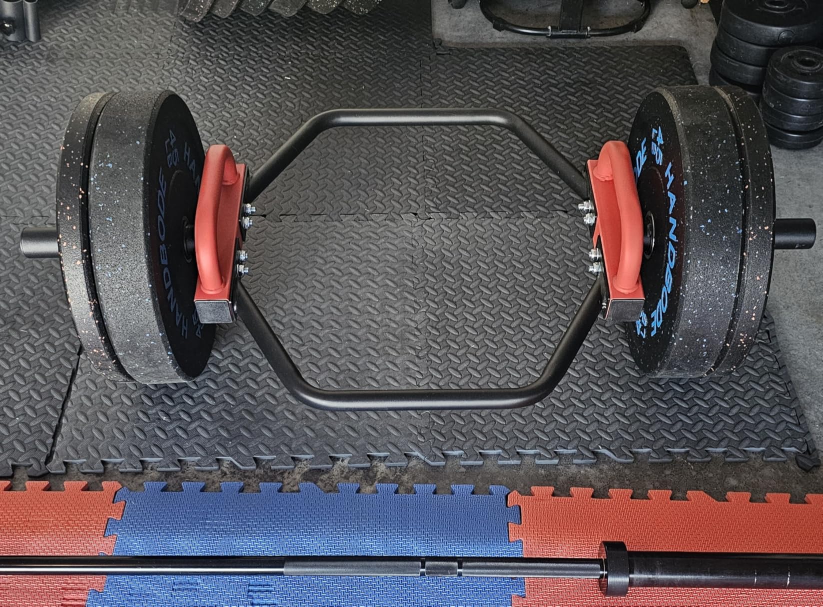 Hex Trap Bar 2-Inch Olympic Weightlifting Barbell, 48.6