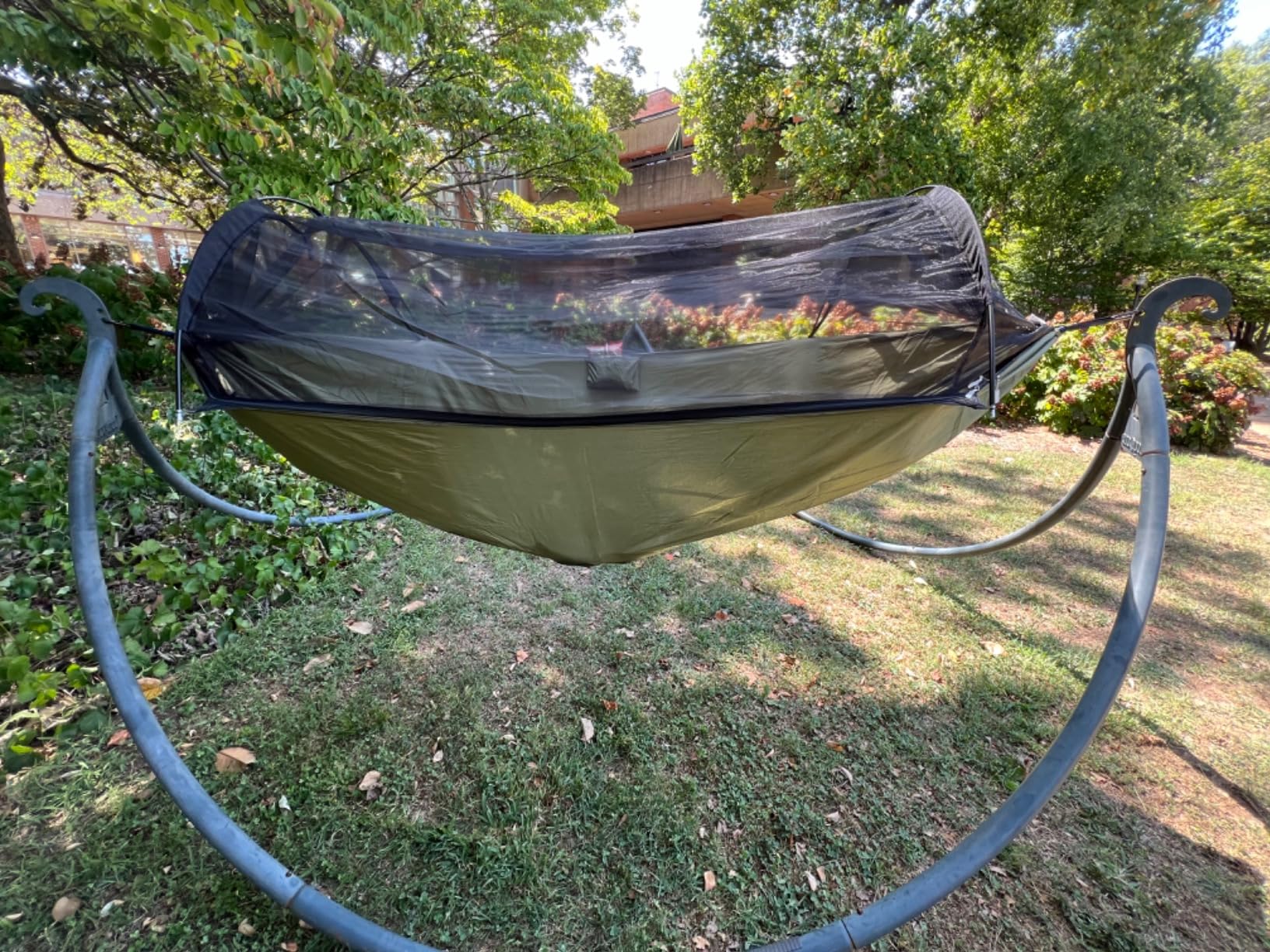 Miztli Camping Hammock Portable Tent-Like Outdoor Hammock with Net 1/2 Person customer photo 2
