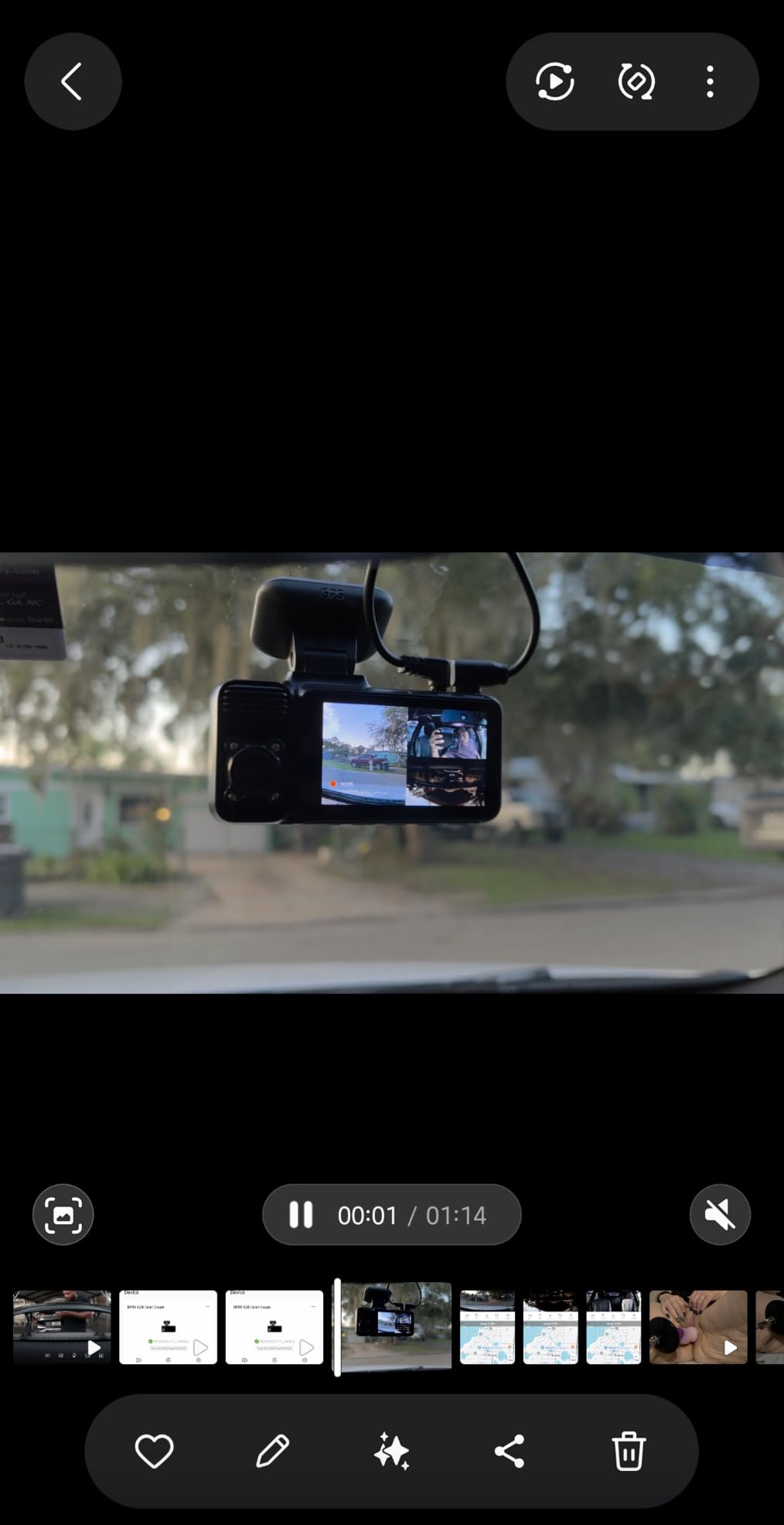 REDTIGER F17 4K 3 Channel Dash Cam, STARVIS 2 IMX675 HDR, 2160P+1080P+1080P Front Inside and Rear Triple Car Camera with 64GB Card, 5.8GHz WiFi GPS, IR Night Vision, G Sensor, WDR, Parking Mode customer photo 2