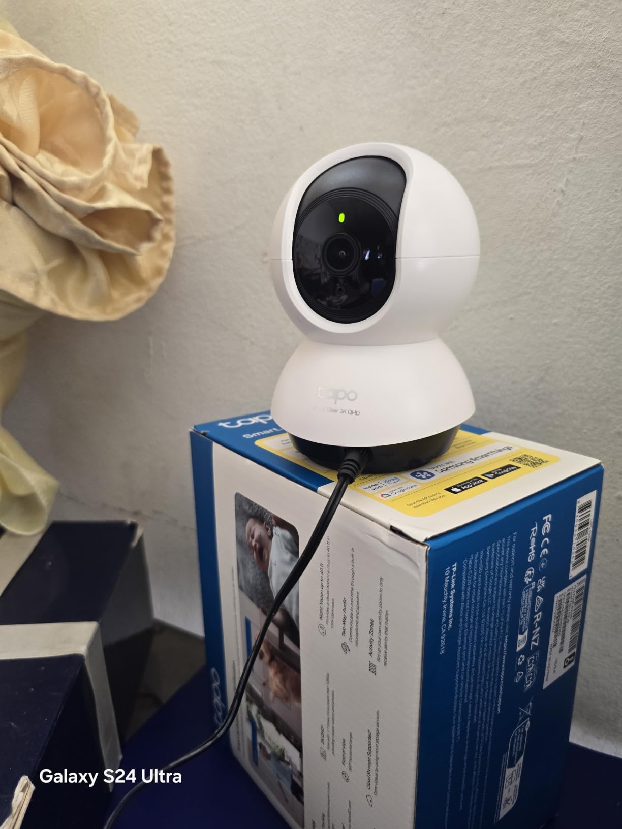 TP-Link Tapo 2K QHD Pan/Tilt Security Camera for Pet Camera, Baby Monitor, Motion Detection, Motion Tracking, 2-Way Audio, Night Vision, Cloud & SD Card Storage, Works w/Alexa & Google Home (Tapo C220) customer photo 2