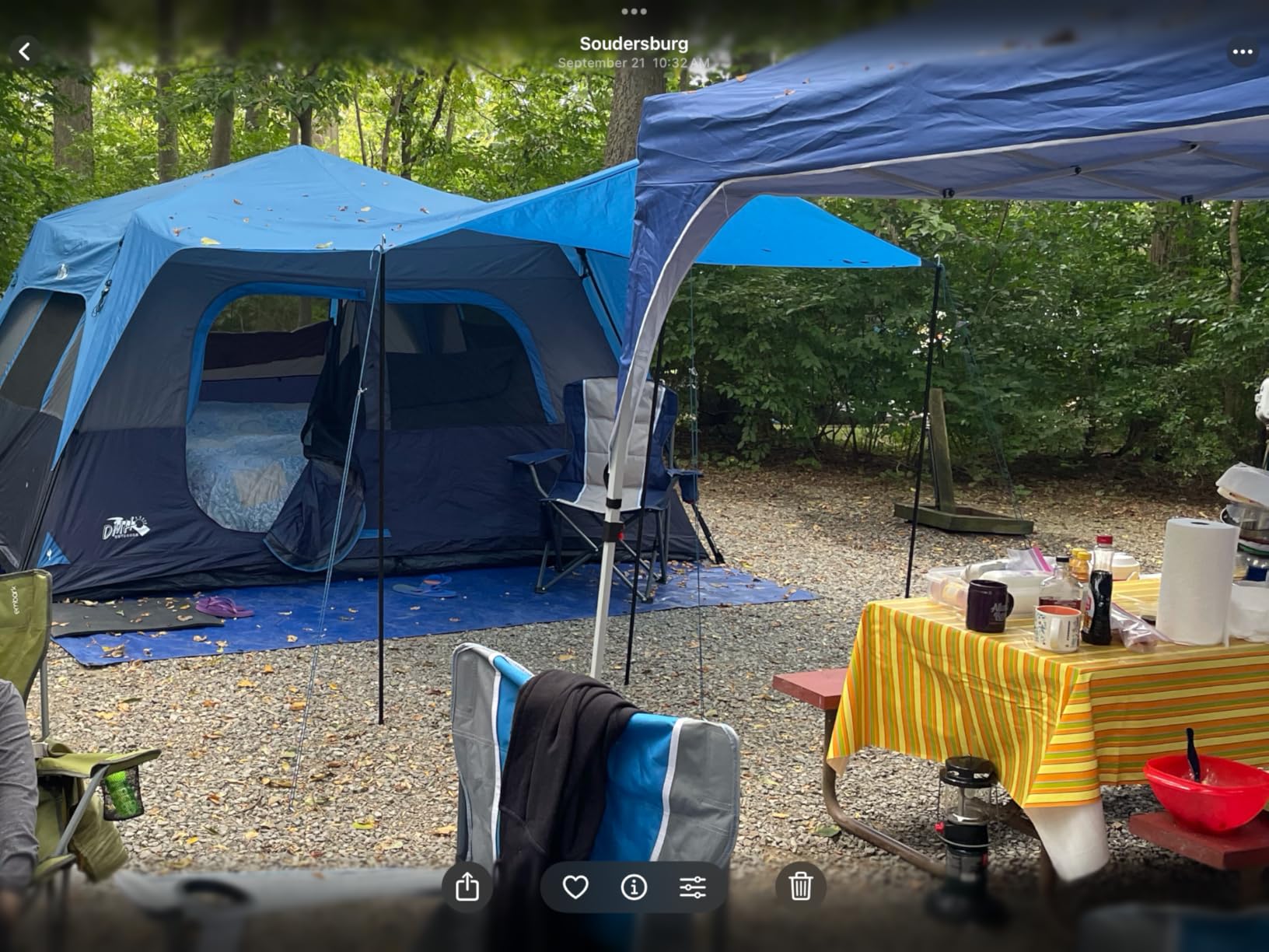 8 Person Instant Tents for Camping with Porch Easy Setup 60s | Large Windproof Camping Tent with Rainfly & 5 Mesh Windows, Portable Family Cabin Tent with Carry Bag for Camping & Hiking customer photo 2