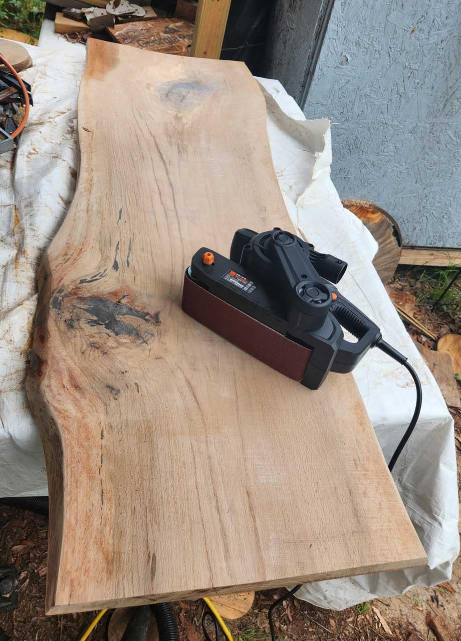 WEN 7.5-Amp 3-by-21-Inch Variable Speed Handheld Portable Belt Sander (HB321V) customer photo 2