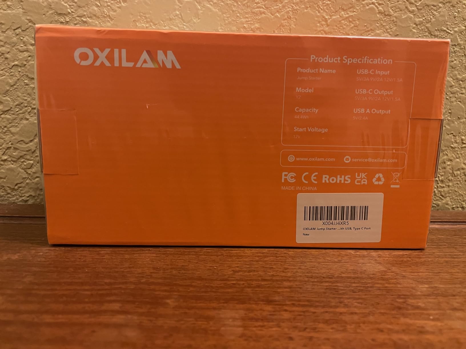 OXILAM Jump Starter 6000A for All Gas/12L Diesel, Car Battery Jumper Starter Portable, 12V Lithium Jump Box with Jumper Cables, LED Display, LED Light, Power Bank with USB, Type C Port customer photo 2