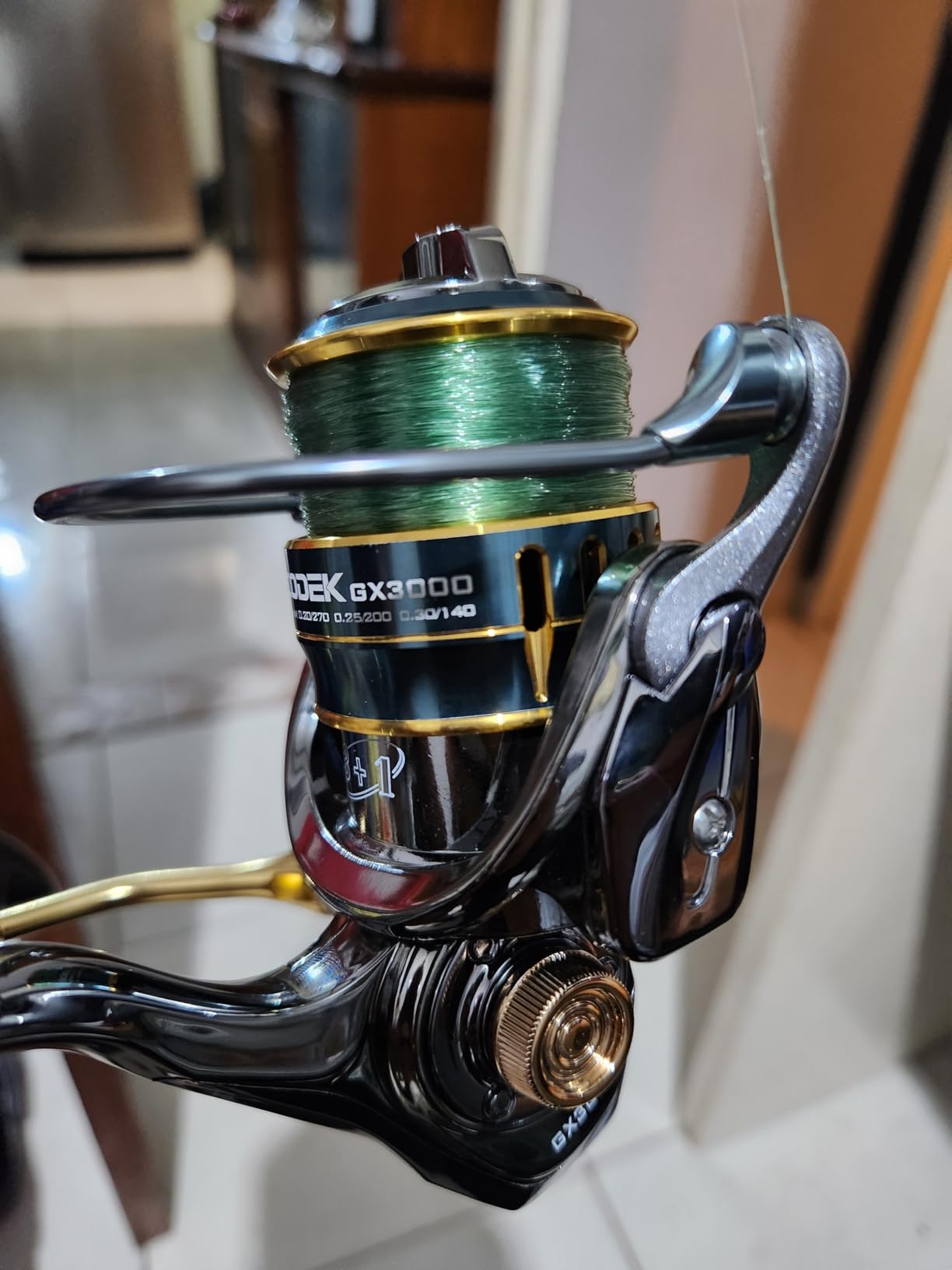 Spinning Fishing Reel for Freshwater Saltwater Fishing, Anti-Reverse with Front-Adjustable Drag customer photo 1
