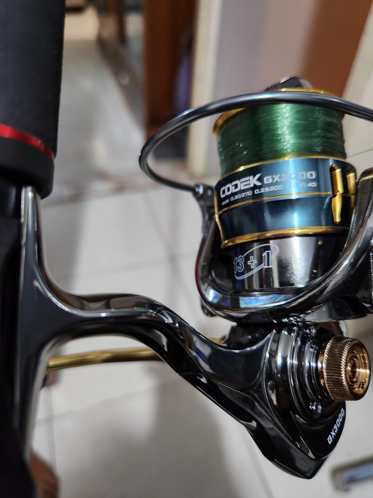 Spinning Fishing Reel for Freshwater Saltwater Fishing, Anti-Reverse with Front-Adjustable Drag customer photo 2