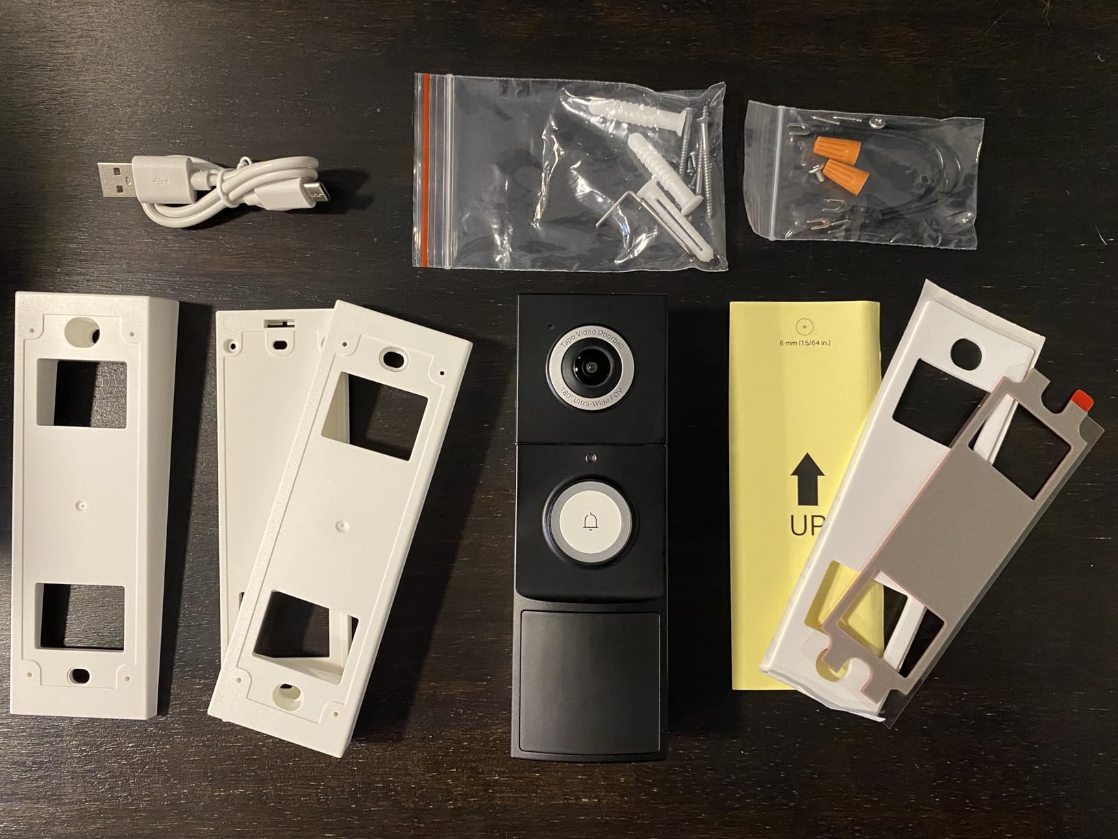 Tapo 2K+ Wired or Battery Powered Smart Video Doorbell with Chime - 180 degree Field of View, Person/Vehicle/Package Detection, Ring Call, 2-Way Audio, Subscription-Free Local Storage or Optional Cloud,D225 customer photo 2