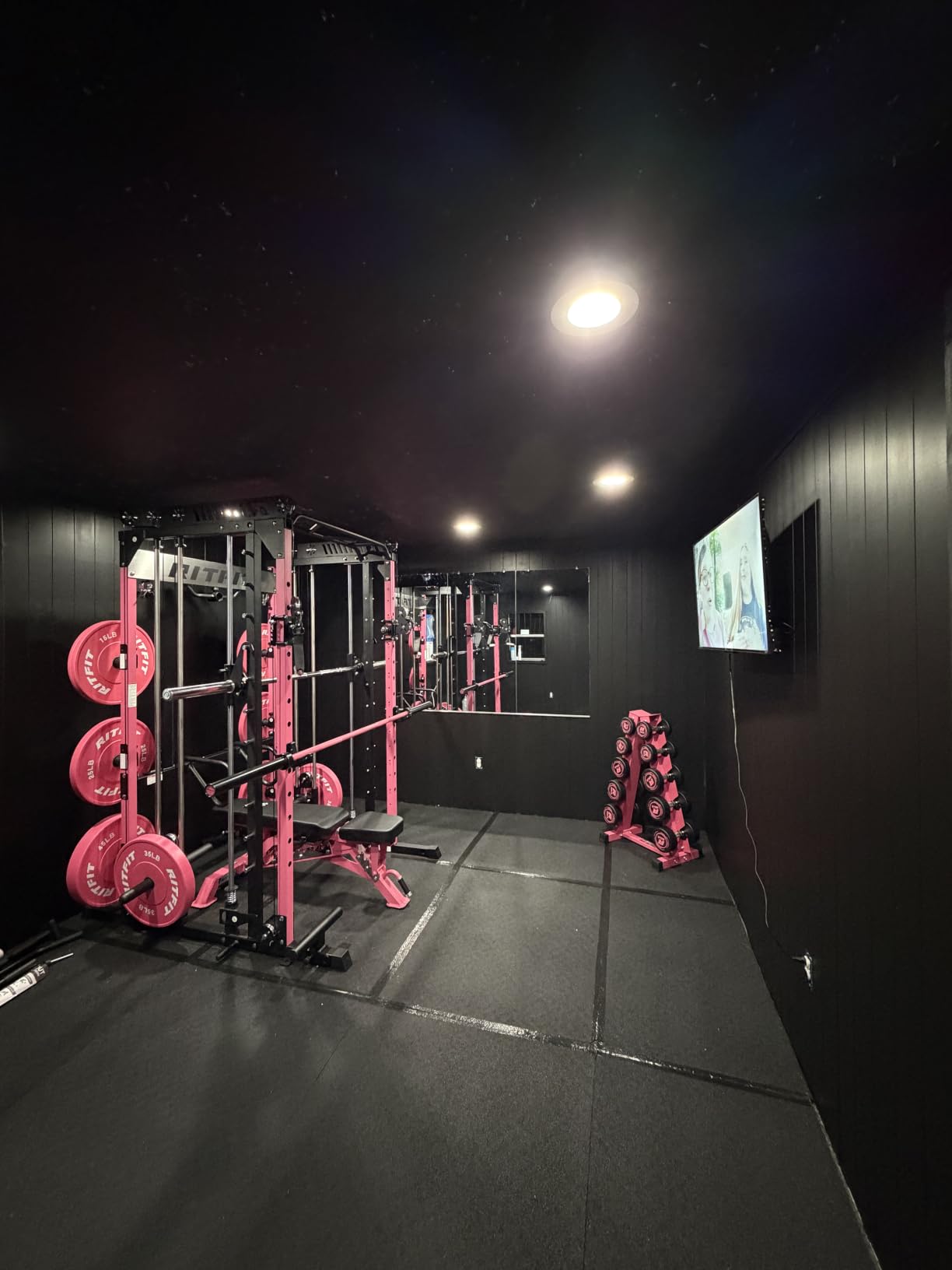 RitFit M1 Pro Smith Machine with Cable Crossover System, Multi-Function Squat Rack Power Cage for Home Gym, Power Rack and Packages customer photo 1