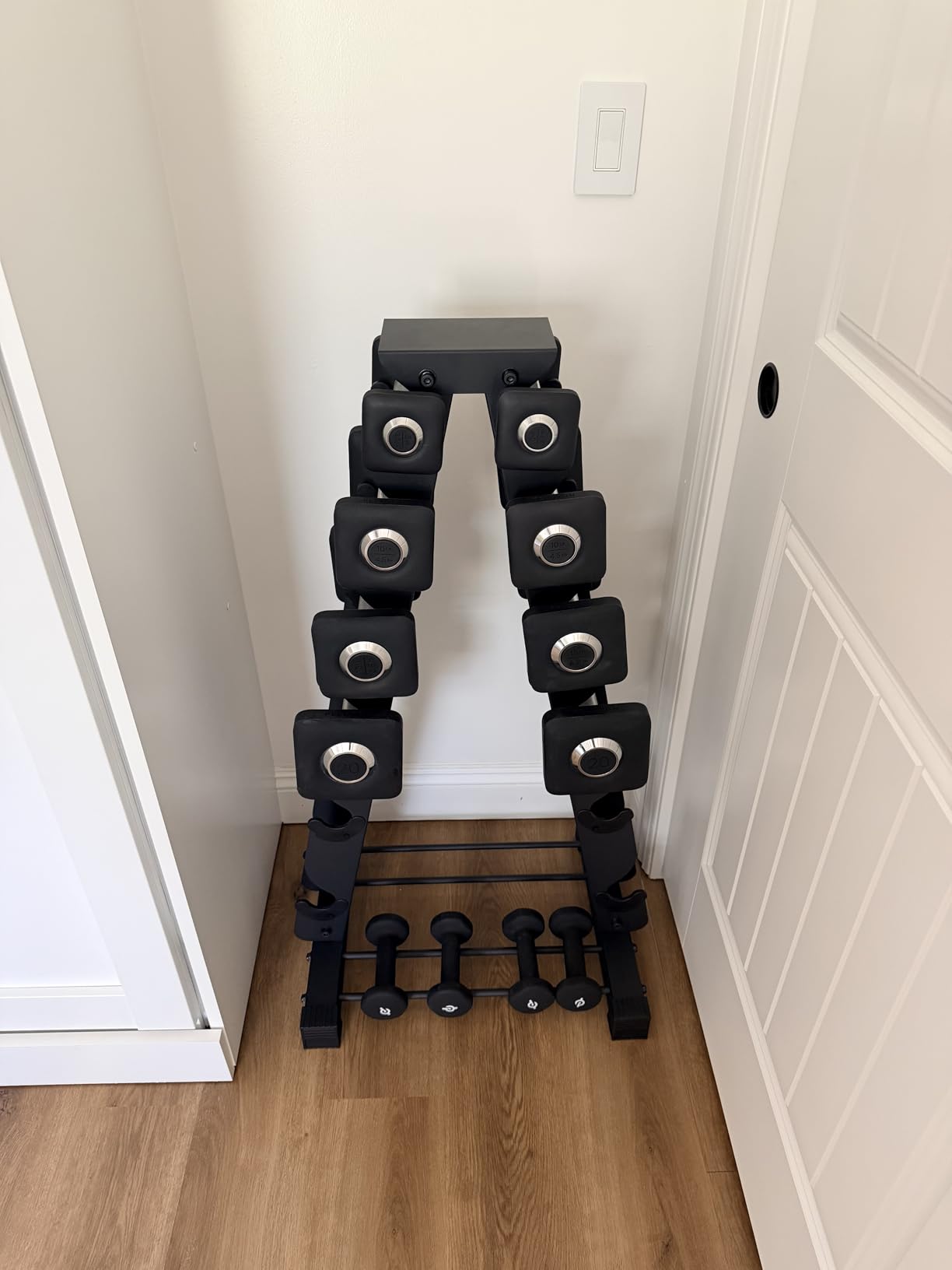6-Tier Rack Compatible with Peloton Weights & Other Dumbbells customer photo 2
