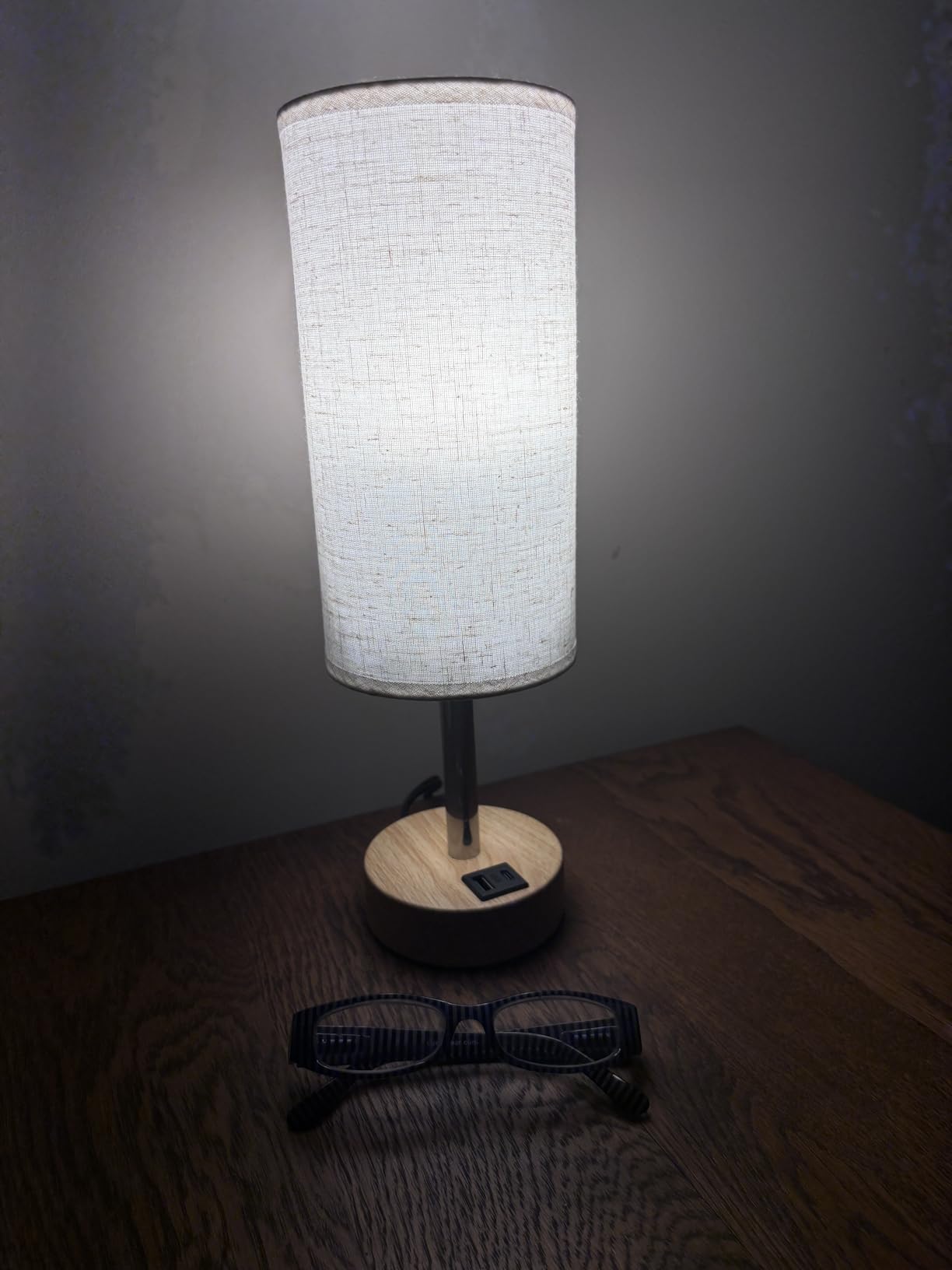 Dicoool Bedside Table Lamp for Bedroom - 3-Way Dimmable Touch Lamp, USB A+C | LED Bulb Included, 14