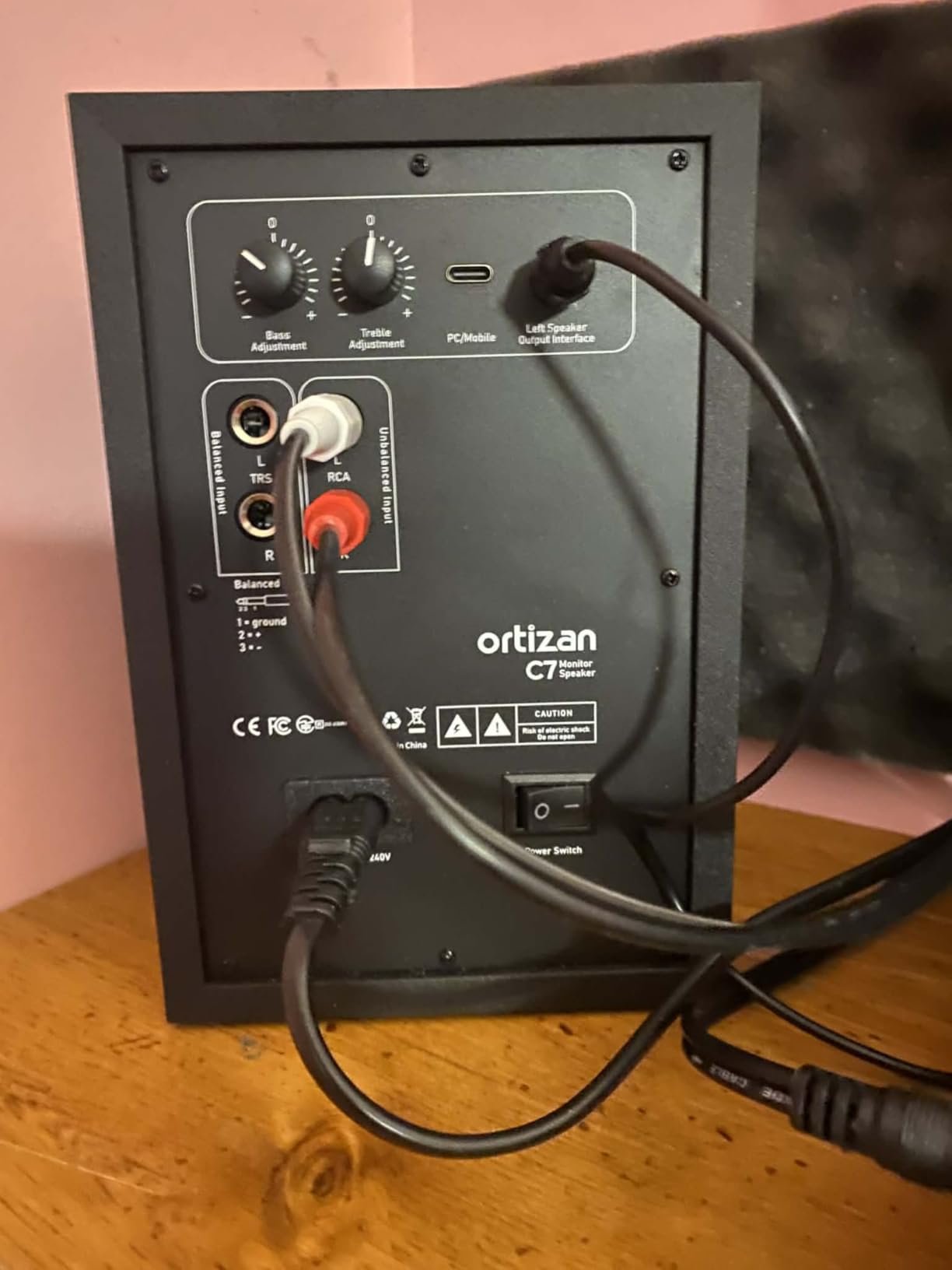 Ortizan C7 Powered Studio Monitors Pair with Bluetooth 5.3, Black | FOR HOME STUDIOS - Compact active monitors for music production, content creation, gaming and desktop audio customer photo 2