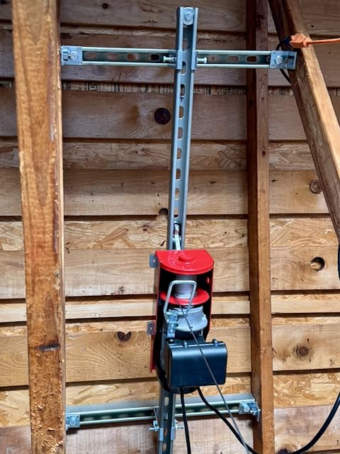 VEVOR Electric Hoist with Remote Control, 440 lbs Material Handling Tool, 110V Electric Hoist with 14ft Remote Control for Factories, Warehouses, Construction Site, Attic customer photo 2