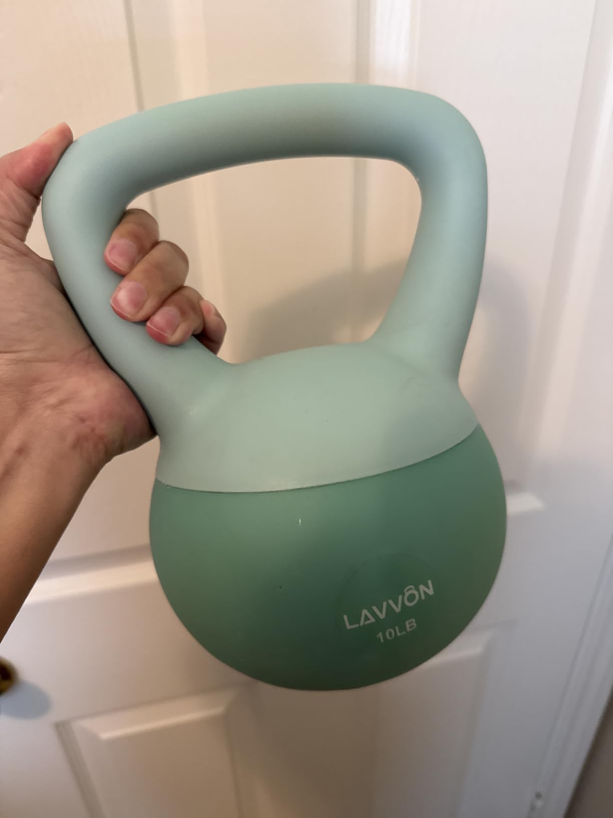 Soft Kettlebell - Cushioned Impact-Resistant Base and Anti-Slip | Kettle bell Anti-Slip Grip Weight for Home Workouts, Safe Strength Training Kettlebells Sets for Women& Men - Non-Slip Gloves customer photo 1