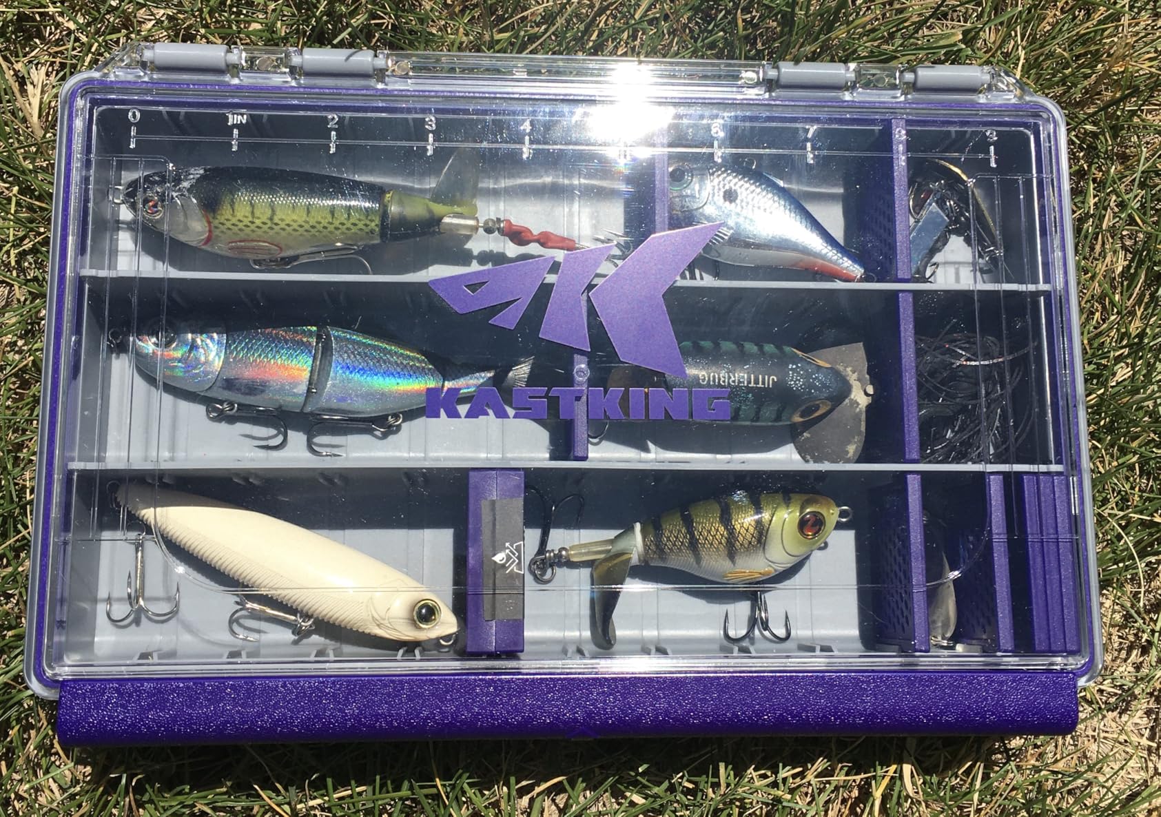 KastKing HyperSeal Waterproof Tackle Box, 3600 and 3700 Tackle Trays, Fishing Tackle Box Organizer with Removable Dividers, Lure Box and Terminal Tackle Storage,Black customer photo 1