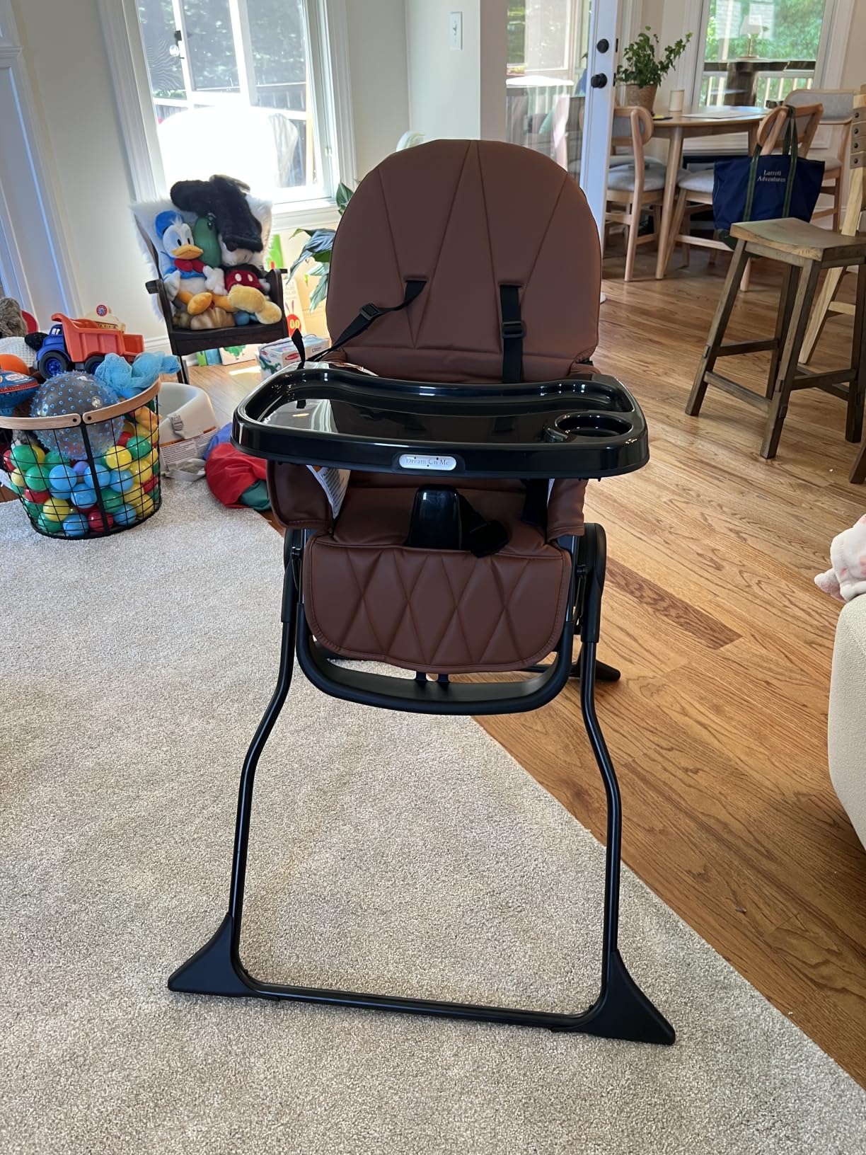 Dream On Me Snack and Stow Highchair | Adjustable Feeding Chair with Removable Tray, Lightweight, Foldable Design, Easy to Clean, Perfect for Toddlers & Infants customer photo 1