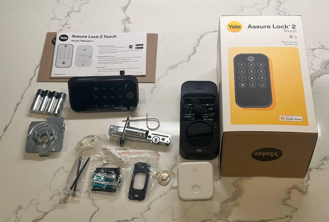 Yale Assure Lock 2 Touch Fingerprint Deadbolt with Wi-Fi, Black Suede customer photo 1