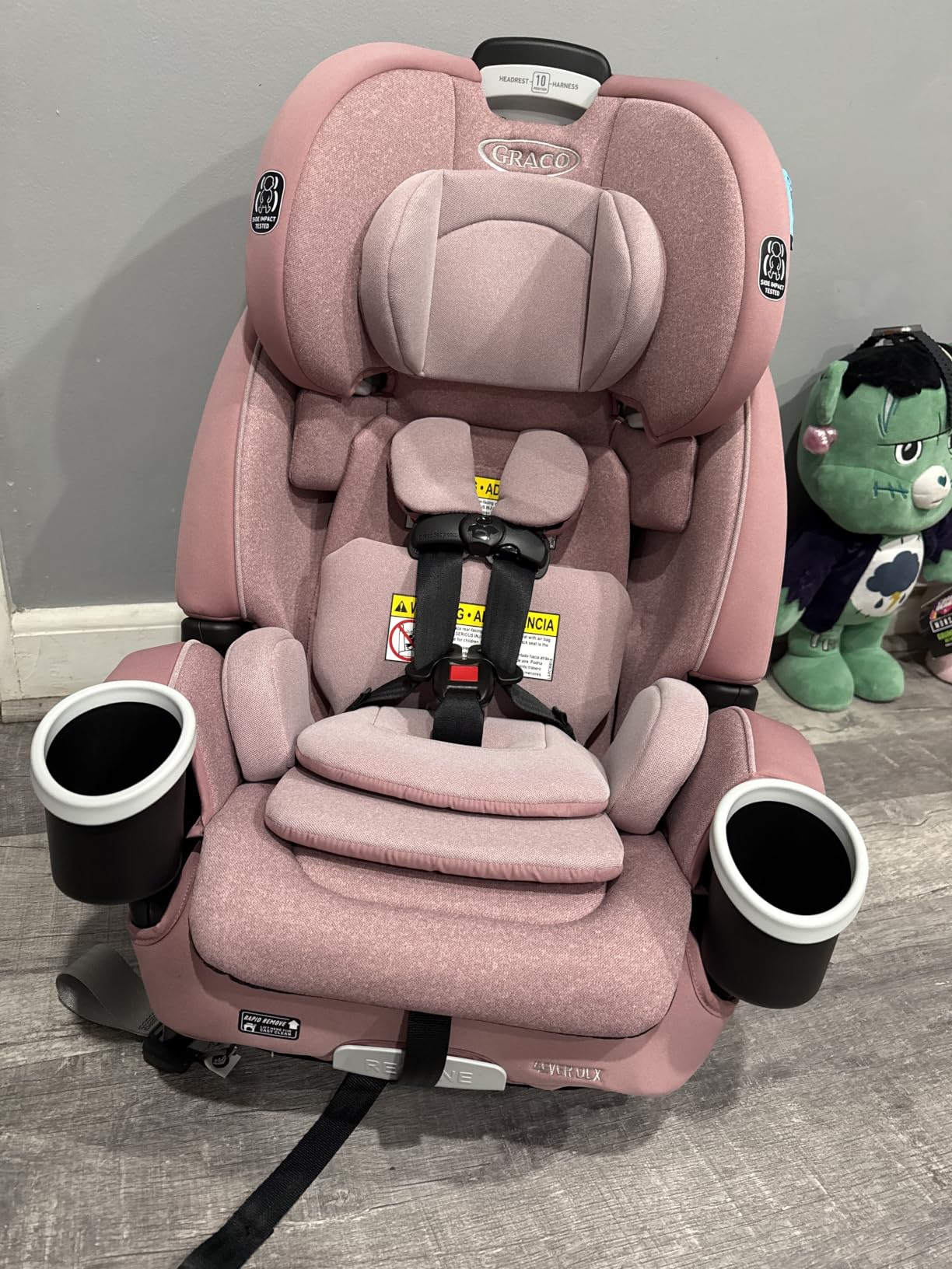 Graco 4Ever DLX 4-in-1 Baby Car Seat, Infant to Toddler Car Seat, 10 Years of Use, Rear-Facing, Forward-Facing, Highback Booster, and Backless Booster Seat Modes, Comfortable and Convenient, Charlie customer photo 2