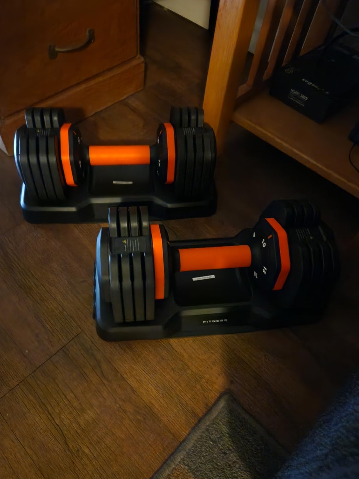 2026 FDB2 Updated Adjustable Dumbbell Set of 2, 5-in-1/10-in-1 Weights Dumbbell Set with Storage Box, 25lbs/55lbs Adjustable Weights with Anti-slip Silicone Grip, Weight Set For Home Gym customer photo 1