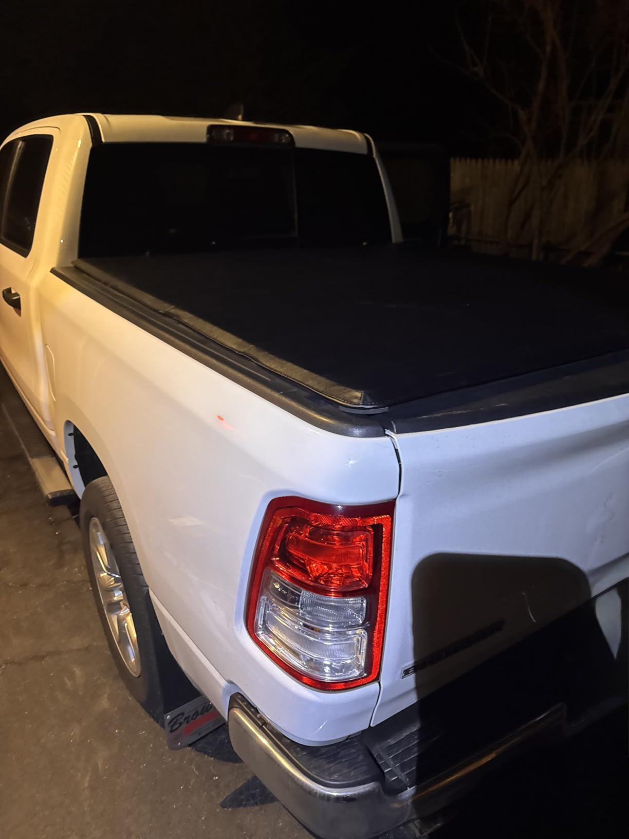 MOSTPLUS Soft Quad FOLD Truck Bed Tonneau Cover Compatible for 2002-2026 Dodge Ram 1500 Inclu. Classic & New Body/2003-2026 Ram 2500 3500 Fleetside (w/o RamBox) (6.5 FT Bed) On Top 78 Inch customer photo 2