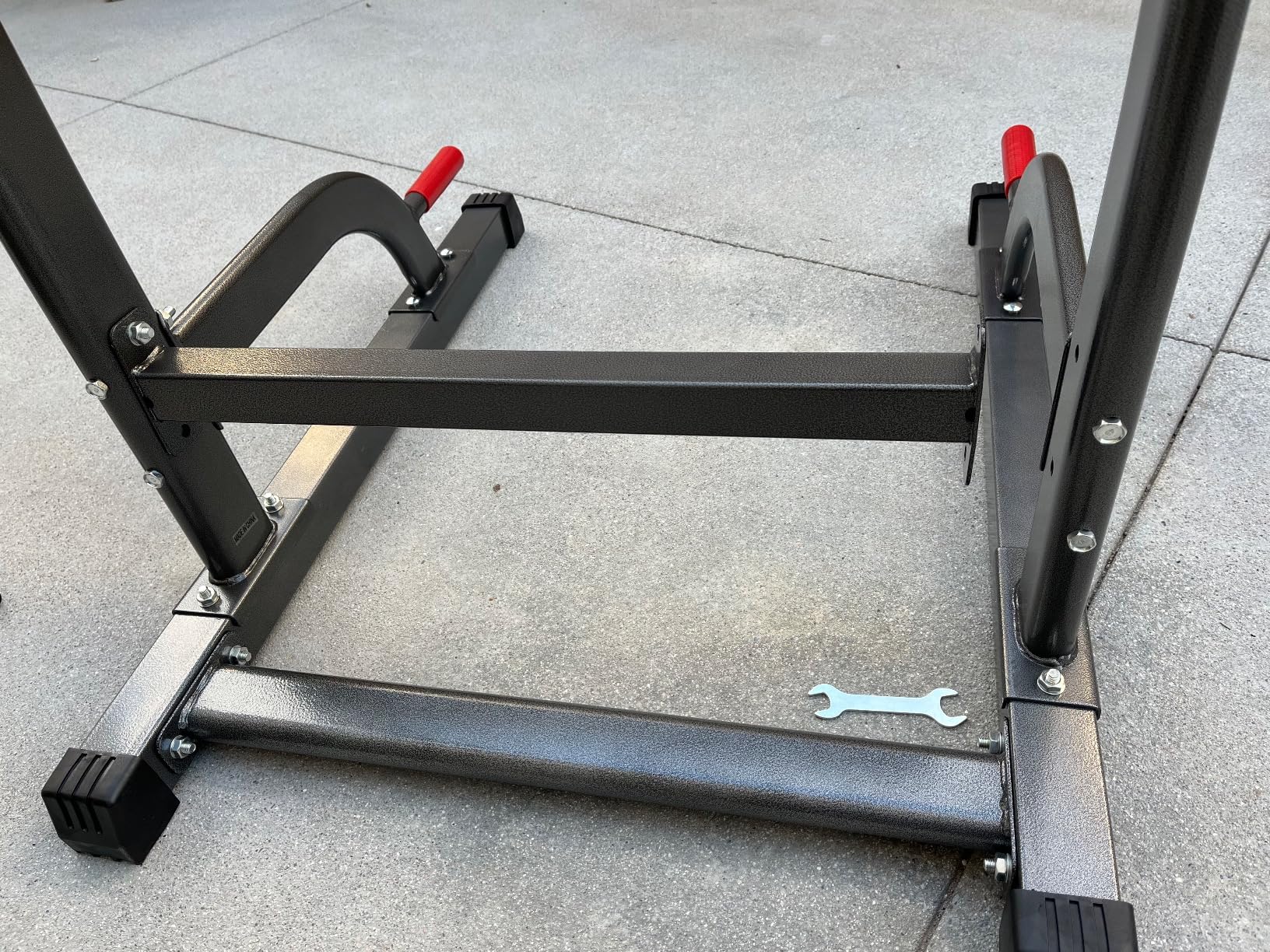 KINGKANG Assistive Power Tower,Dip Station & Pull Up Bar for Home Gym | Load 450 lbs|Suitable All Fitness Enthusiasts|9 Height Settings|Newly Upgraded customer photo 2