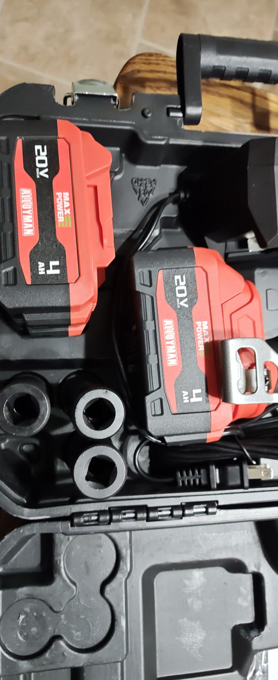 Alloyman Cordless Impact Wrench 1500 FT-LBS (2000N.M), 1/2