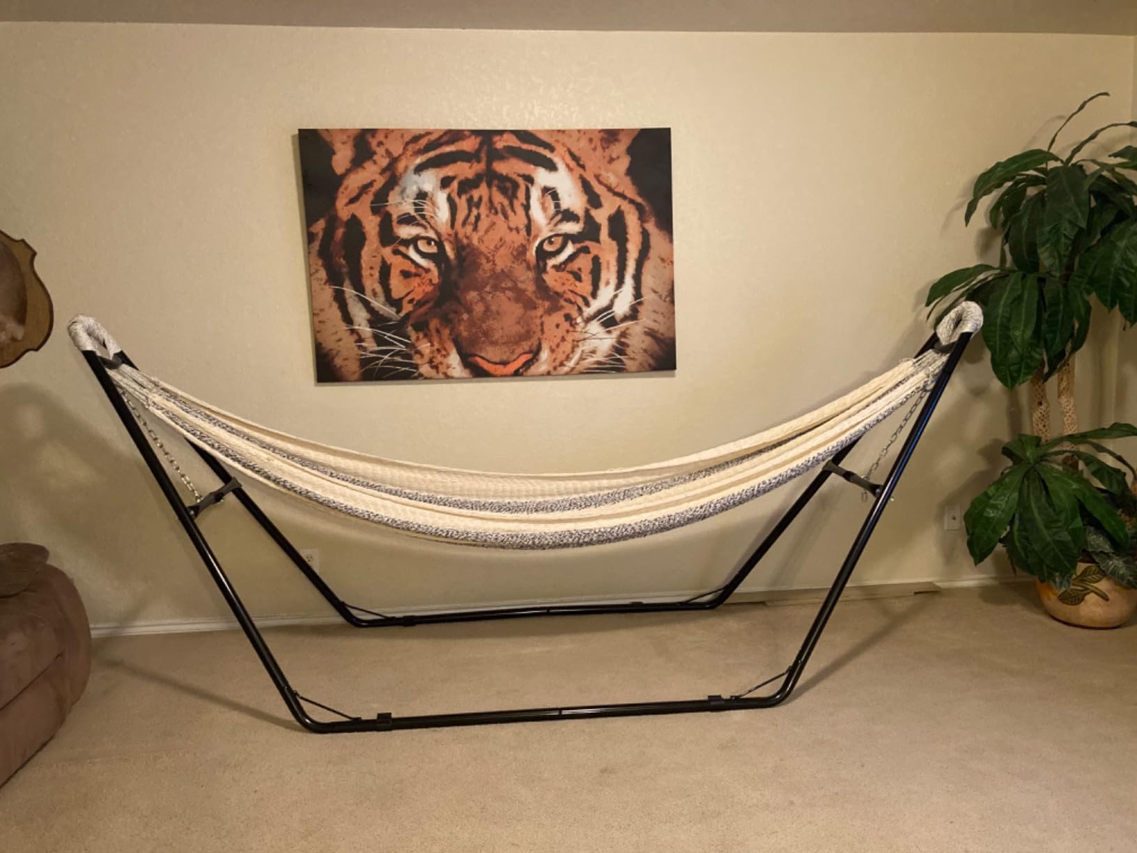 Universal 2-Person Hammock Stand, 660LBS Capacity, Black | Heavy Duty Steel Hammock Stand, Fits 9.6-14ft Hammocks, Indoor and Outdoor Universal Hammock Stands customer photo 2