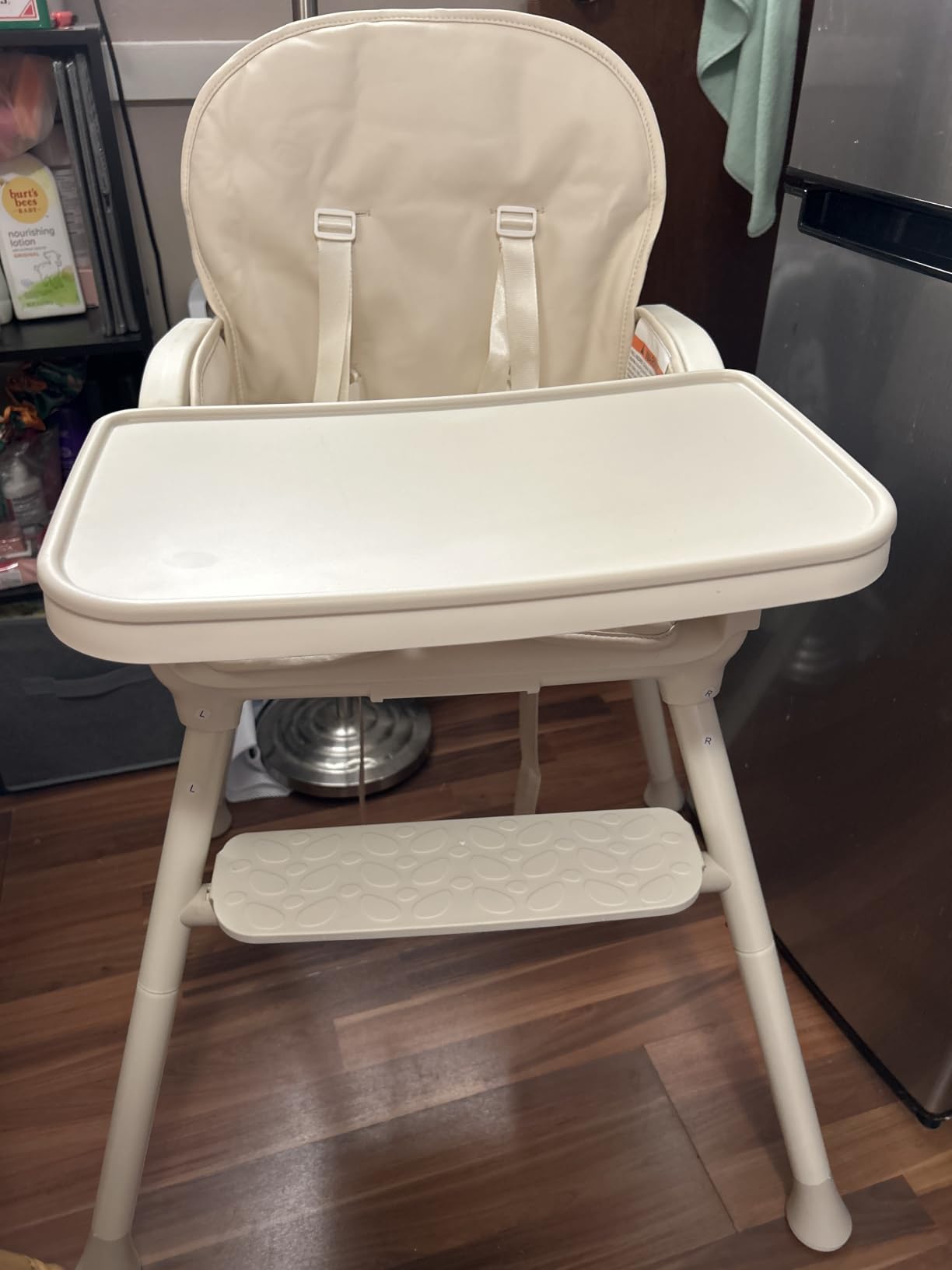 Obee Odee 3-in-1 Portable Baby High Chair for Babies and Toddlers (Grey) | Foldable High Chair for Toddlers with Adjustable Legs & Easy Clean Tray, Travel HighChairs for Indoor and Outdoor Use customer photo 1