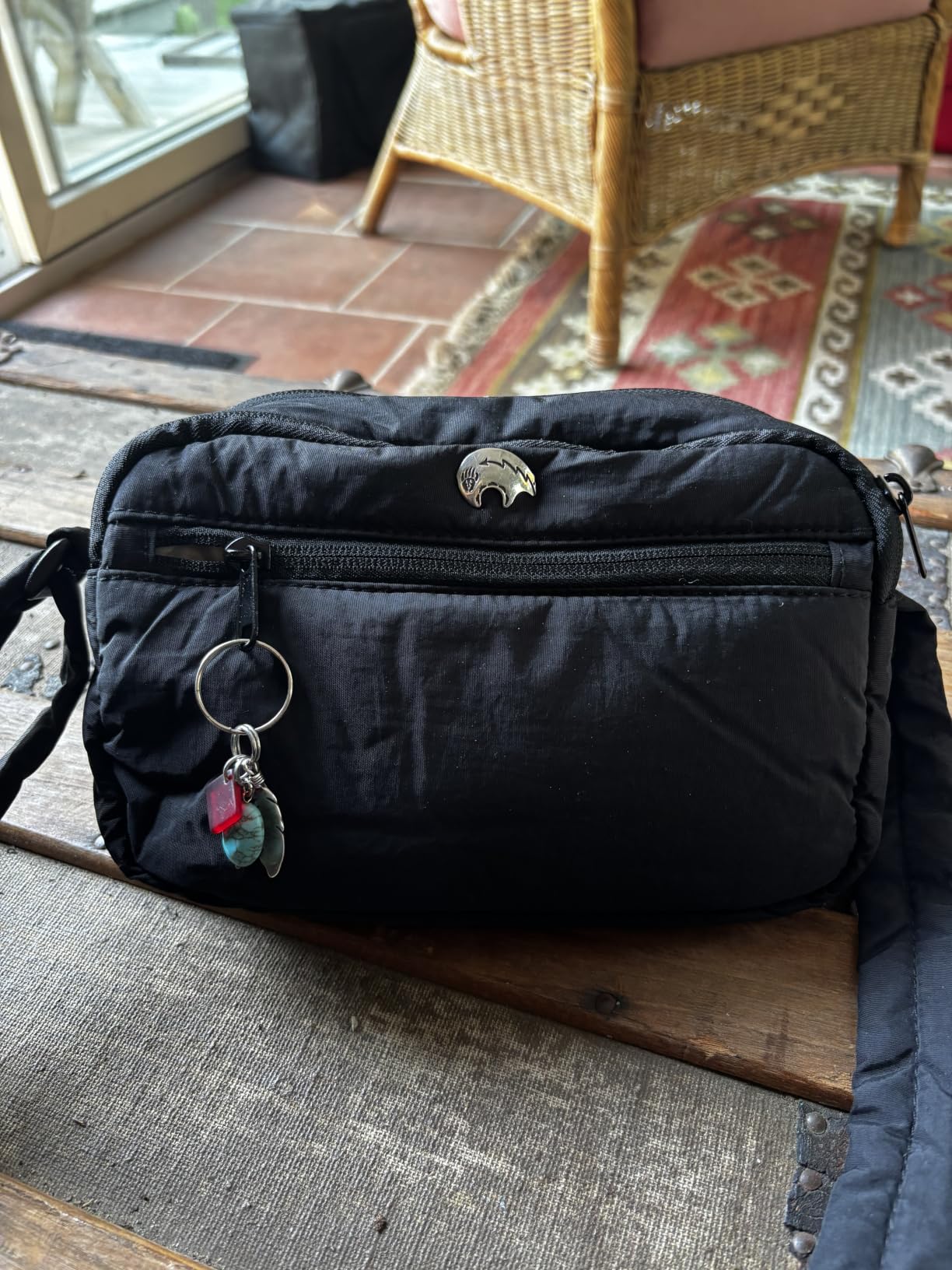 BAGSMART Cross Body Purse, Mini Crossbody Bags for Women Travel Purse, Puffy Shoulder Handbag Wallet with RFID Blocking Slots, Black-small customer photo 2