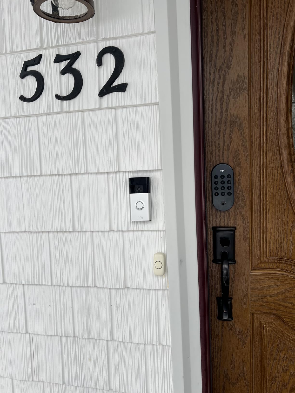 Tapo Smart Wi-Fi Deadbolt Door Lock, Keyless Tactile Buttons, DL100 | Customized Access with in-App Monitoring, Auto-Lock, IP54 Weatherproof, BHMA Grade 3, Compatible with Standard Door Sizes customer photo 2