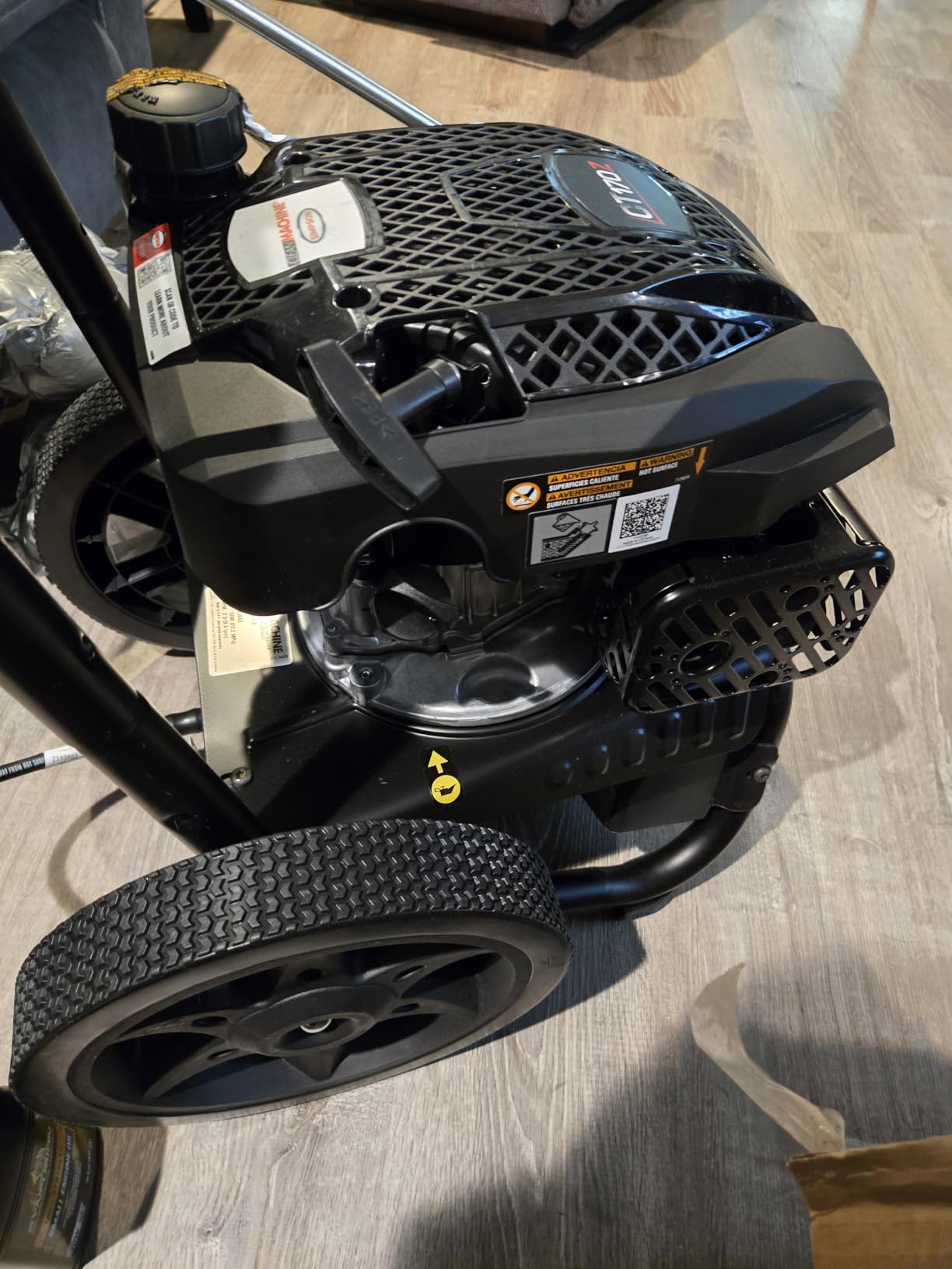 Simpson Clean Machine 3200 PSI Gas Pressure Washer, 2.5 GPM, Turbo Nozzle (CM61456) customer photo 1