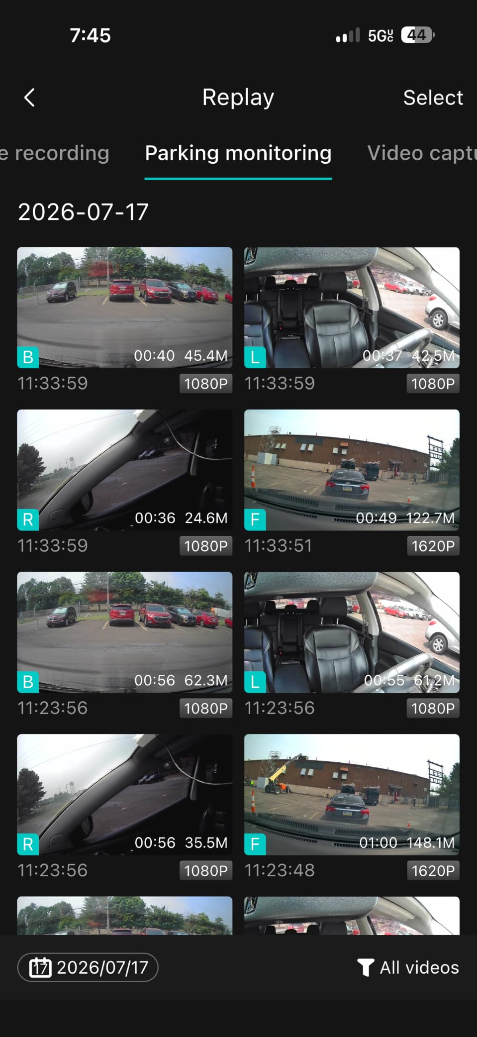 BOTSLAB 3K 4 Channel Dash Cam, 360° All-Around View, Front/Rear/Inside Car Cameras with 3.18