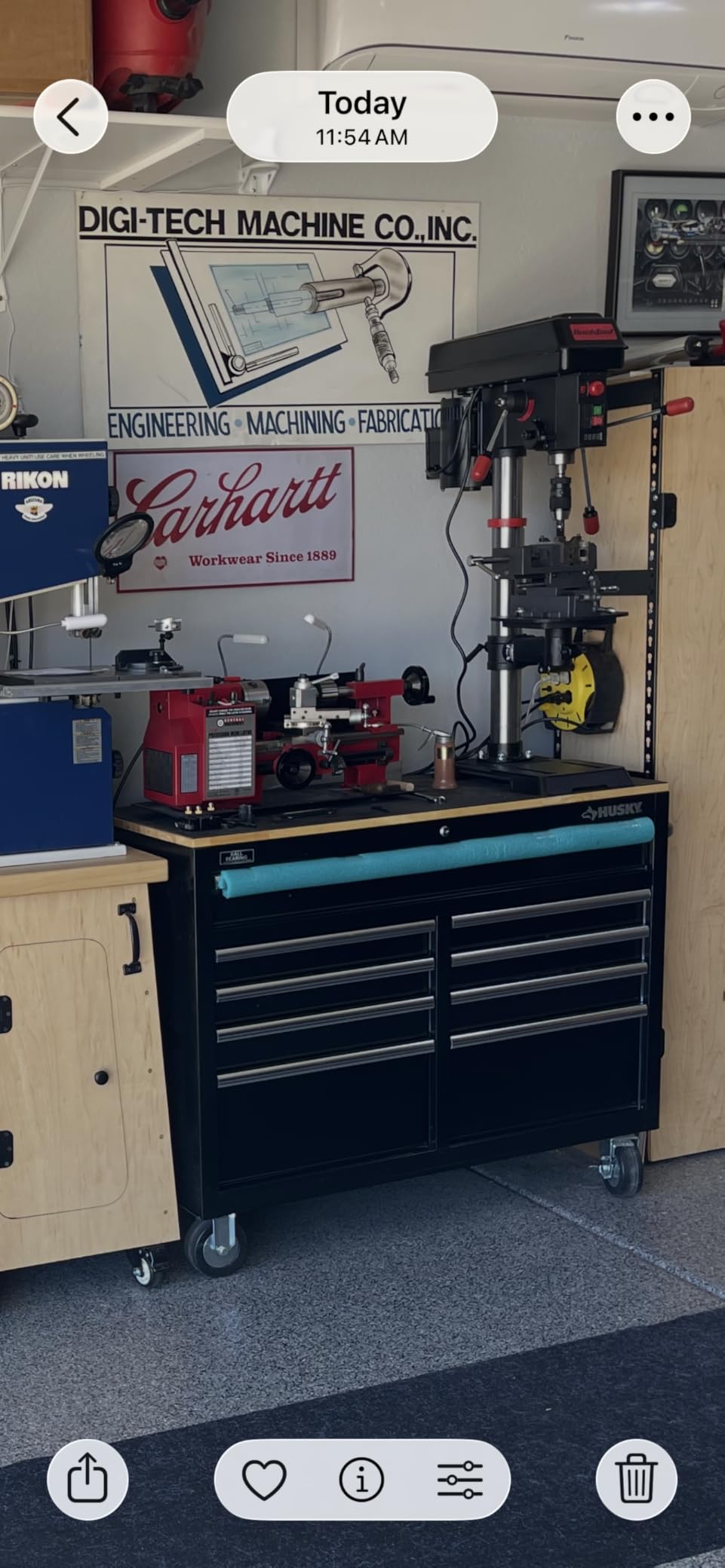BUCKTOOL 12-Inch Benchtop Drill Press, 6-Pole Motor, 3/4 HP, 360-2000 RPM customer photo 2