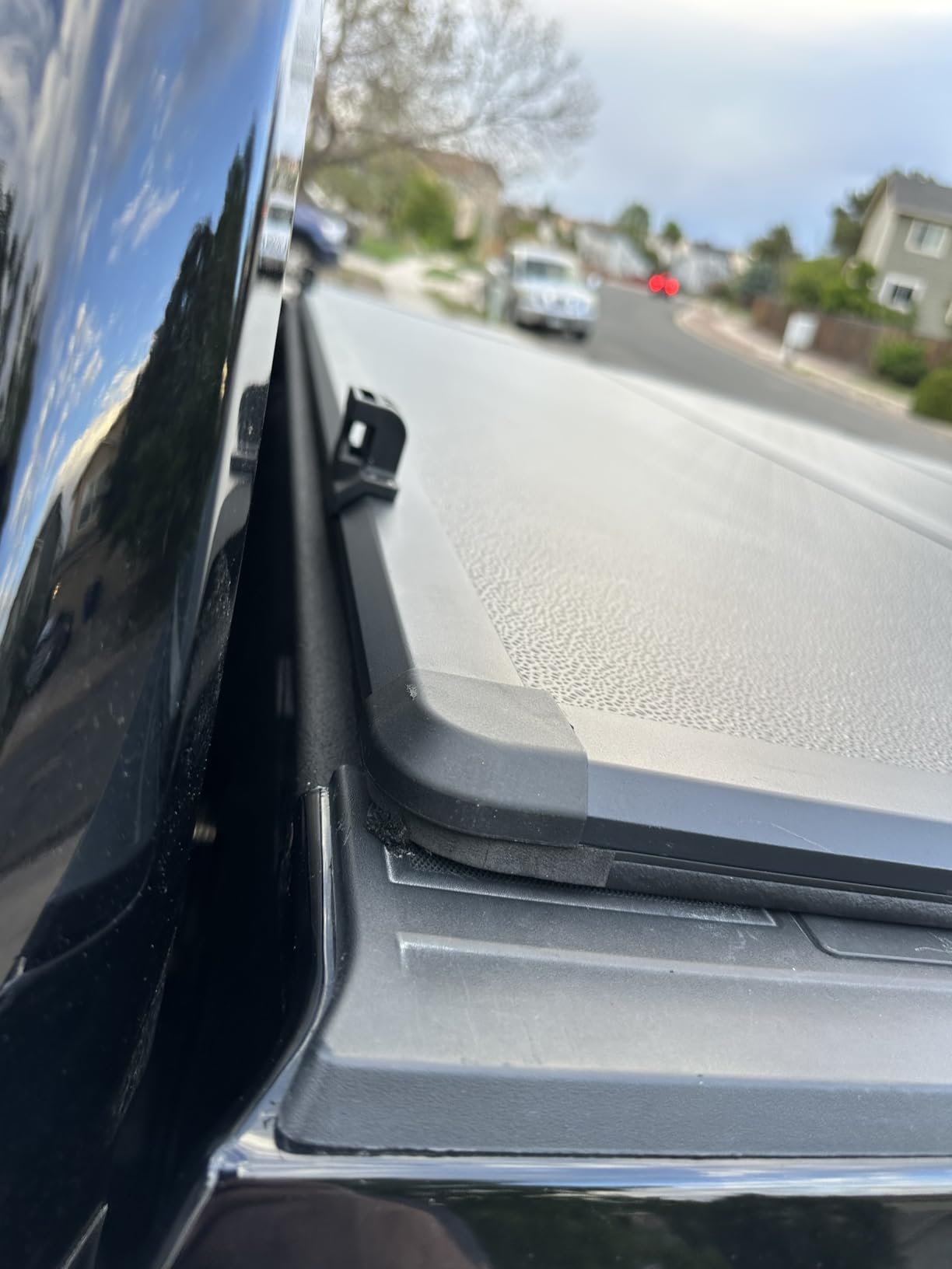 Hard Tri-Fold Truck Bed Tonneau Cover Compatible with Chevy/GMC Silverado/Sierra 1500(2007-2026) 2500 3500 HD(2007-2019), Works w/MultiPro/Flex Tailgate 6.7ft Bed (79.4