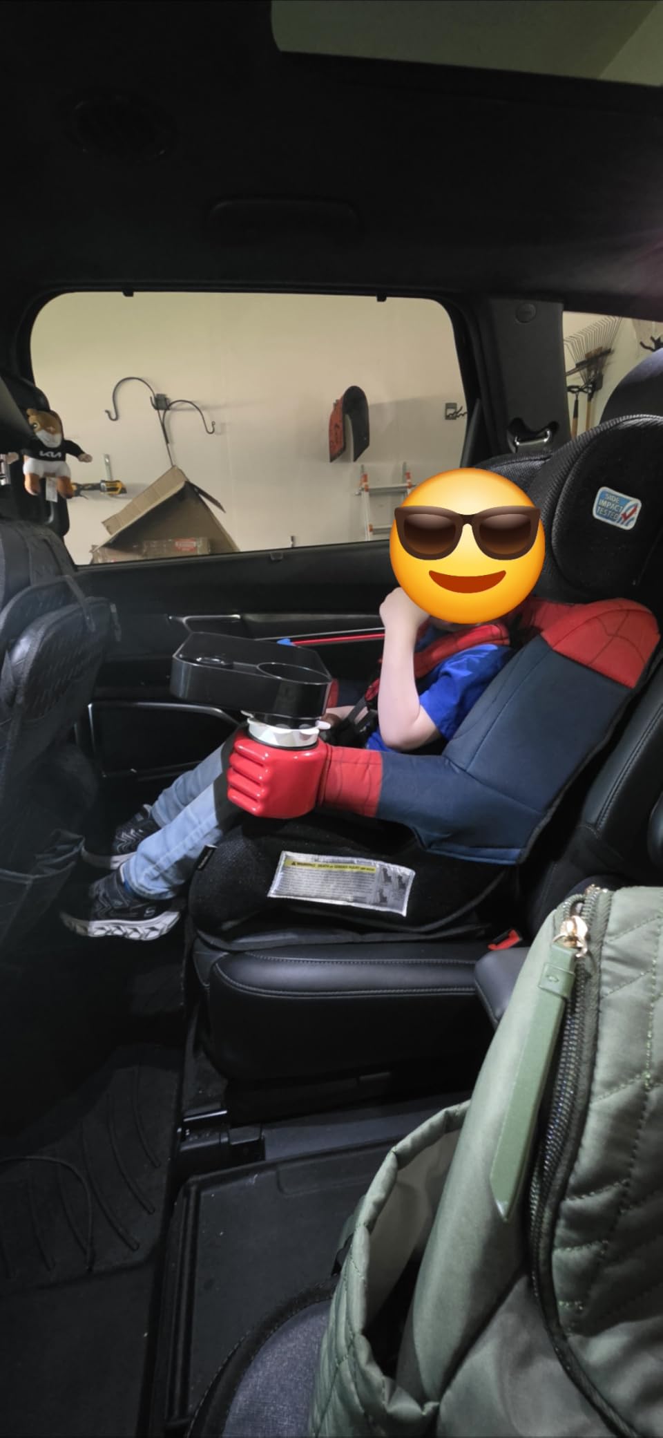 KidsEmbrace 2-in-1 Car Seat, Forward-Facing Harness (26.5-65 lbs) and Booster Mode (40-100 lbs), Latch, Premium Fit with Multi-Position Headrest, Harness and Recline - Marvel Spider-Man customer photo 1