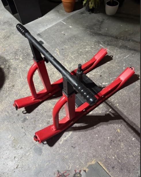 Weight Sled, Heavy-Duty Push Pull Sled, Adjustable Height Handle, Workout Fitness Sled for Training- Running Speed, Agility, Football, Strength, Crossfit- Suitable for 1
