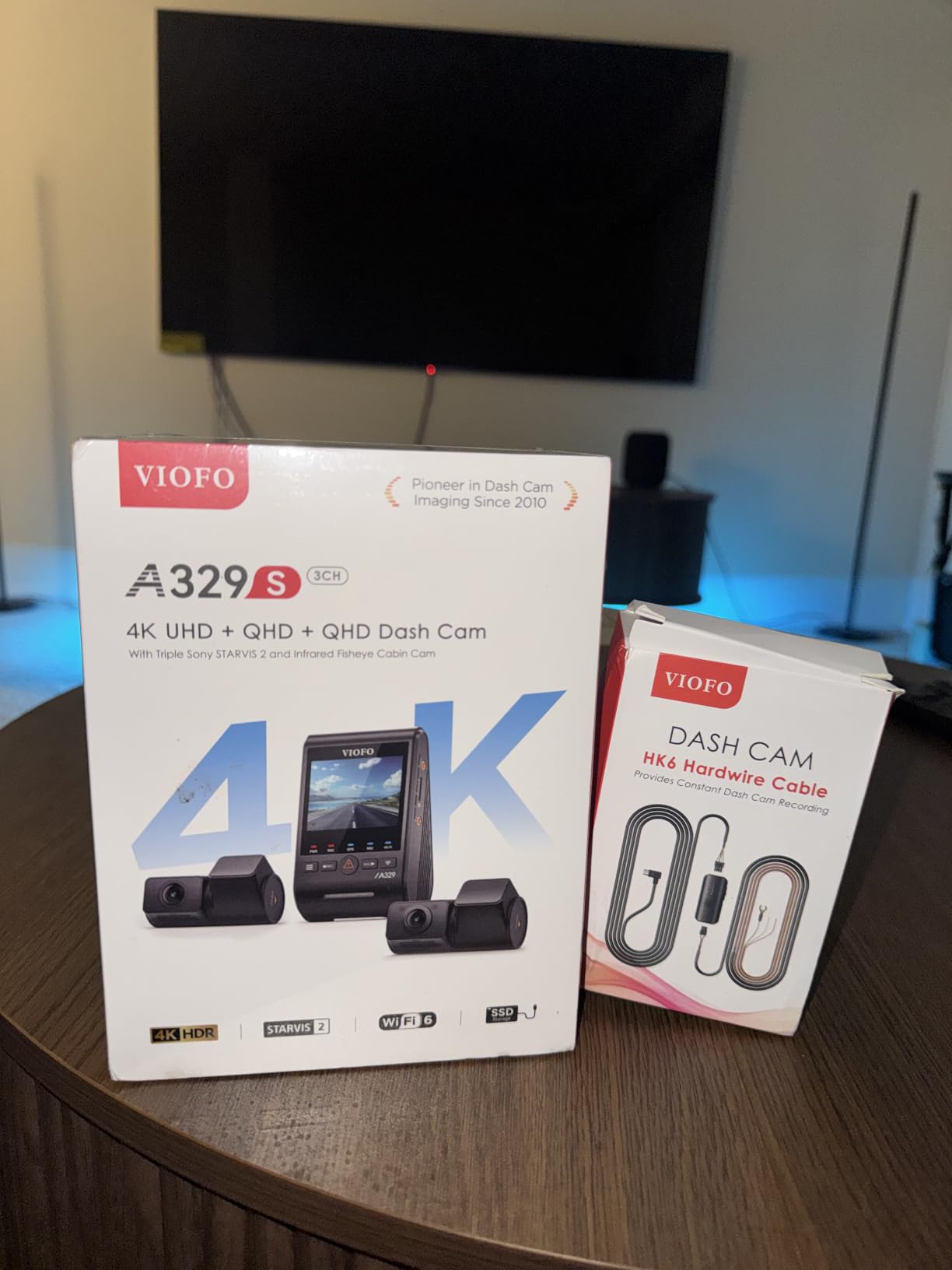 VIOFO A329S 4K+2K+2K Dash Cam Front Cabin and Rear, STARVIS 2 HDR, Wi-Fi 6 | 4K Front, 2K Cabin & Rear With All-Channel STARVIS 2, 210° Cabin View, Parking Mode, GPS & Up To 4TB SSD Support customer photo 2