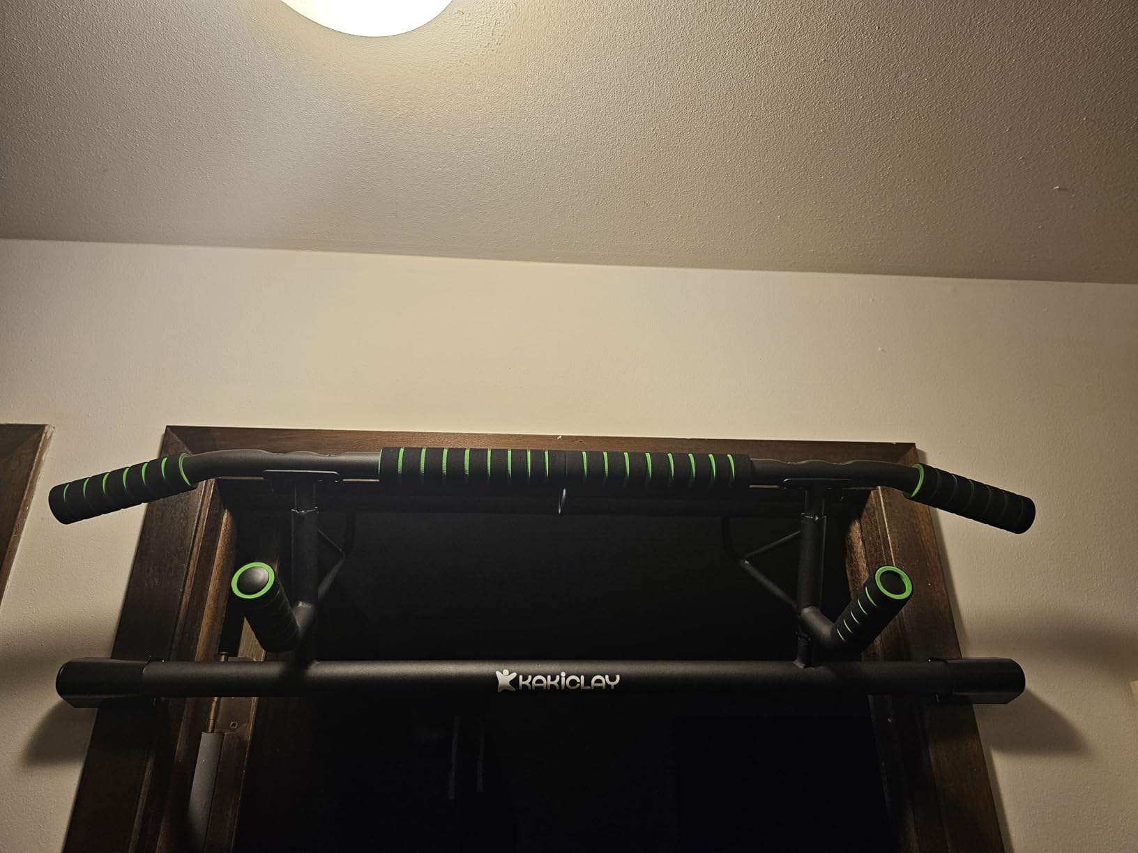 New Upgrade Pull Up Bar for Doorway - Foldable Design & Space-Saving, Upto 440 Lbs Capacity, No Screwing or Slipping - USA Original Patent, Designed, Shipped, Warranty customer photo 2