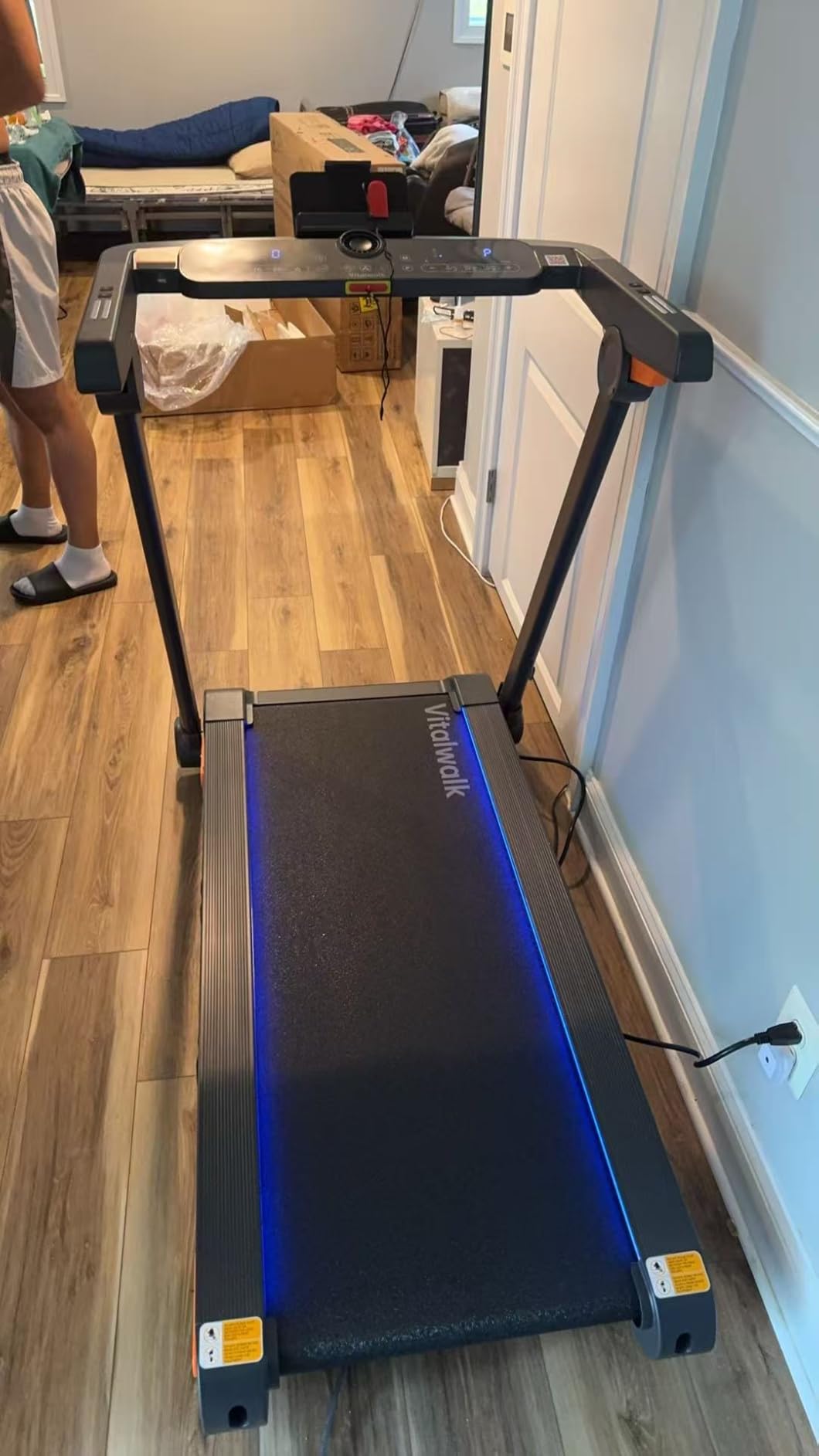 Vitalwalk Foldable Treadmill with Auto Incline, Commercial 49